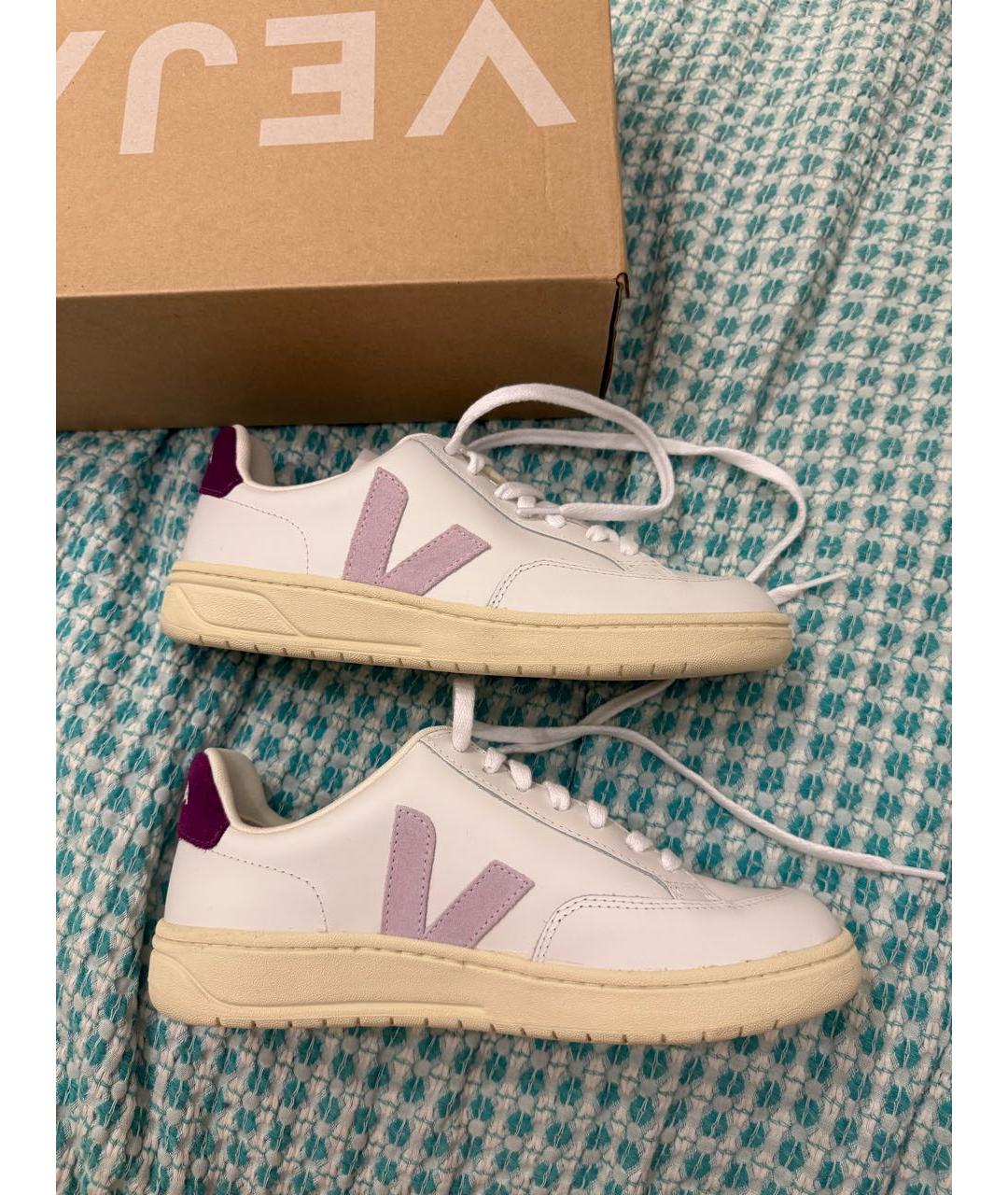 VEJA Белые кожаные кеды, фото 8