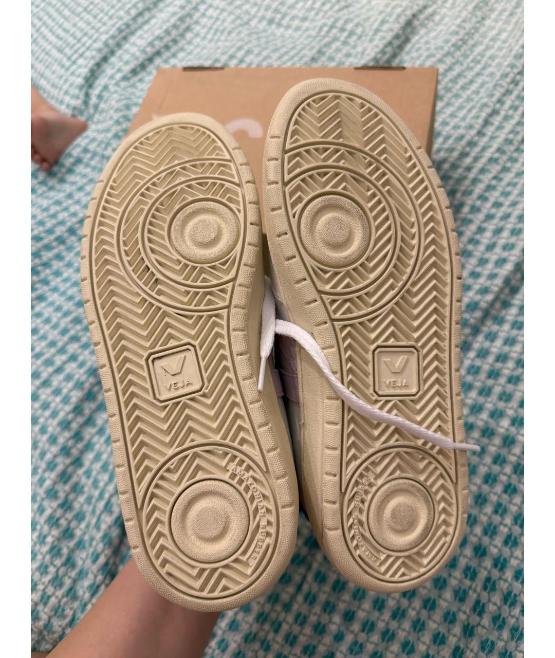 VEJA Белые кожаные кеды, фото 4