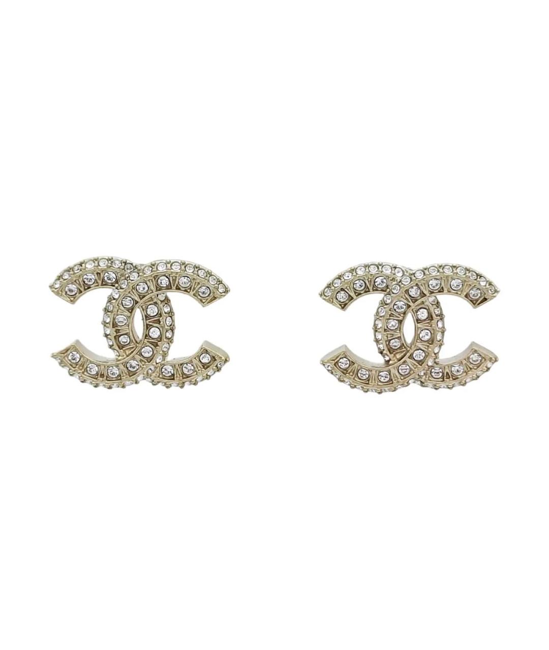 CHANEL Золотые серьги, фото 1