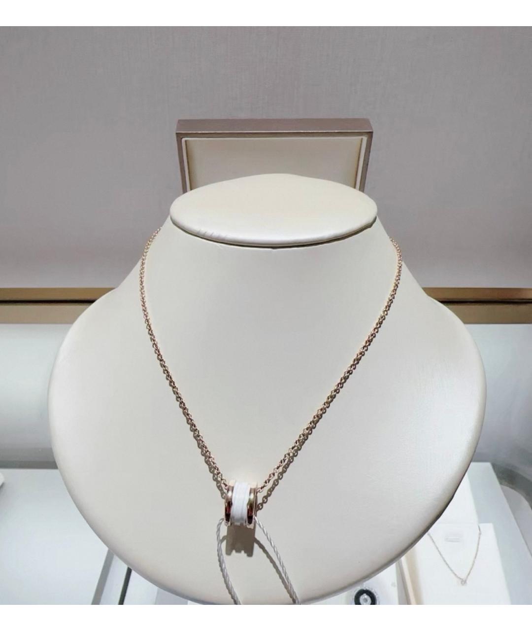 BVLGARI Золотое колье из розового золота, фото 5