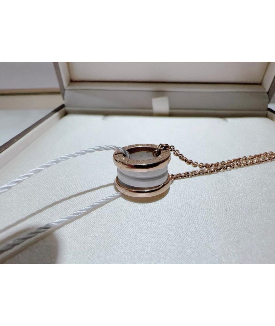 BVLGARI Золотое колье из розового золота, фото 3