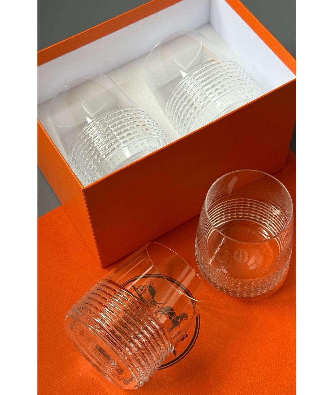 HERMES Стеклянный бокал для воды, фото 2