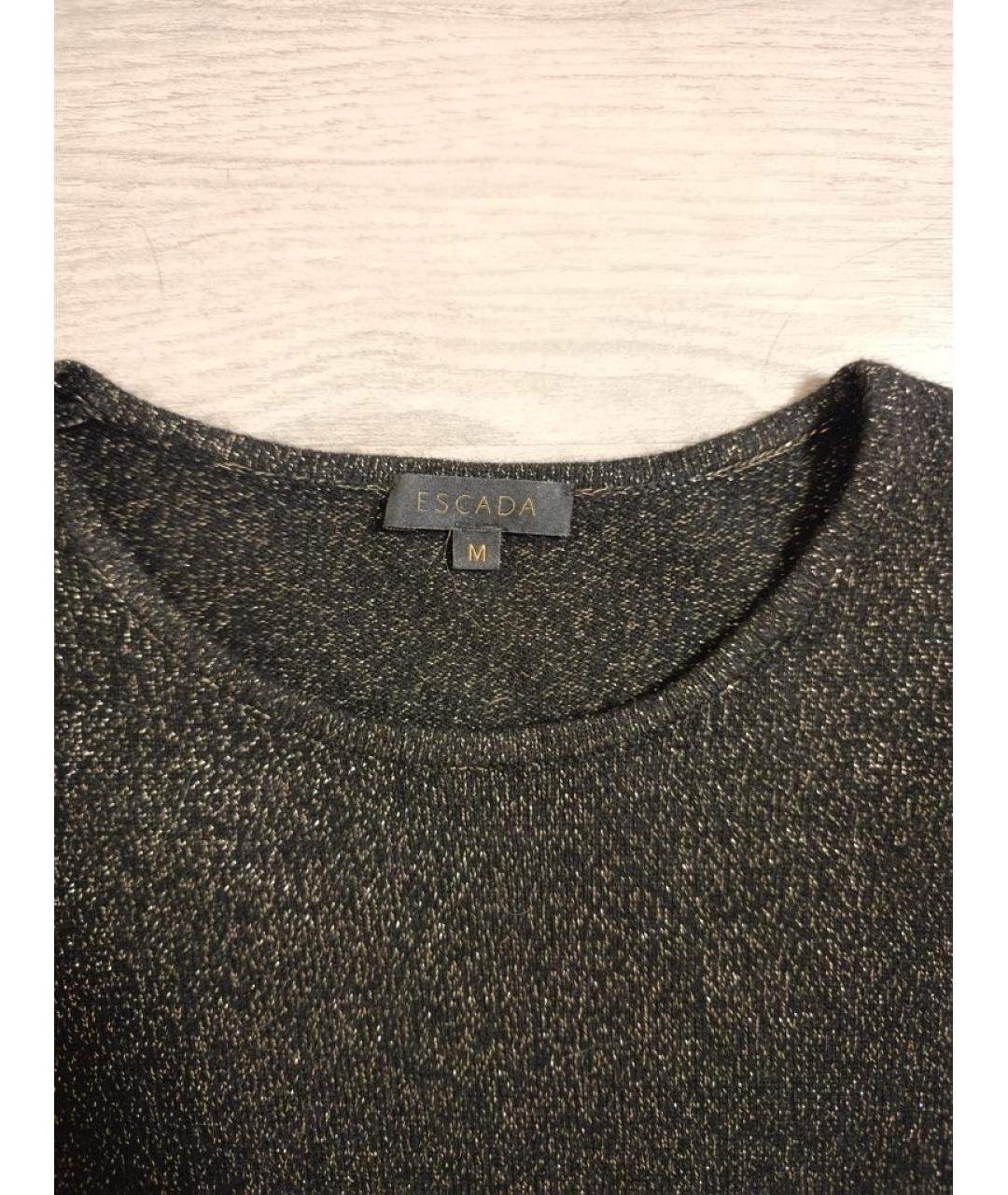 ESCADA Черный кашемировый джемпер / свитер, фото 3