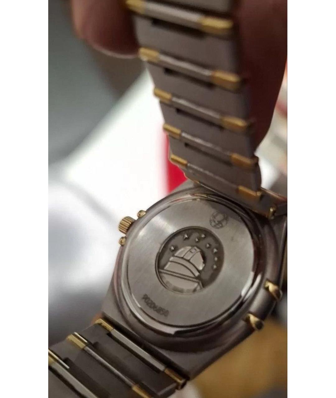 OMEGA Серебряные металлические часы, фото 2