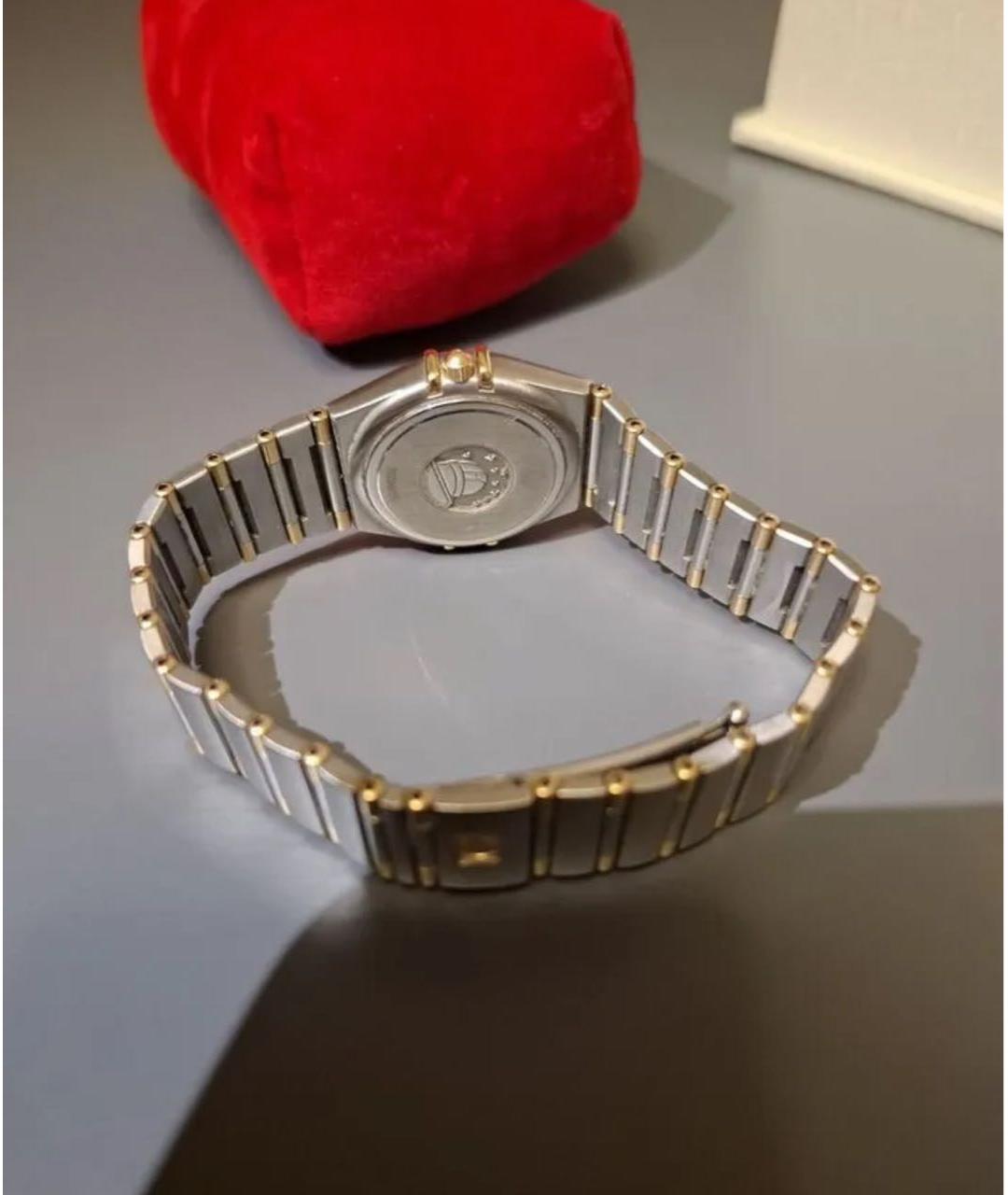 OMEGA Серебряные металлические часы, фото 3