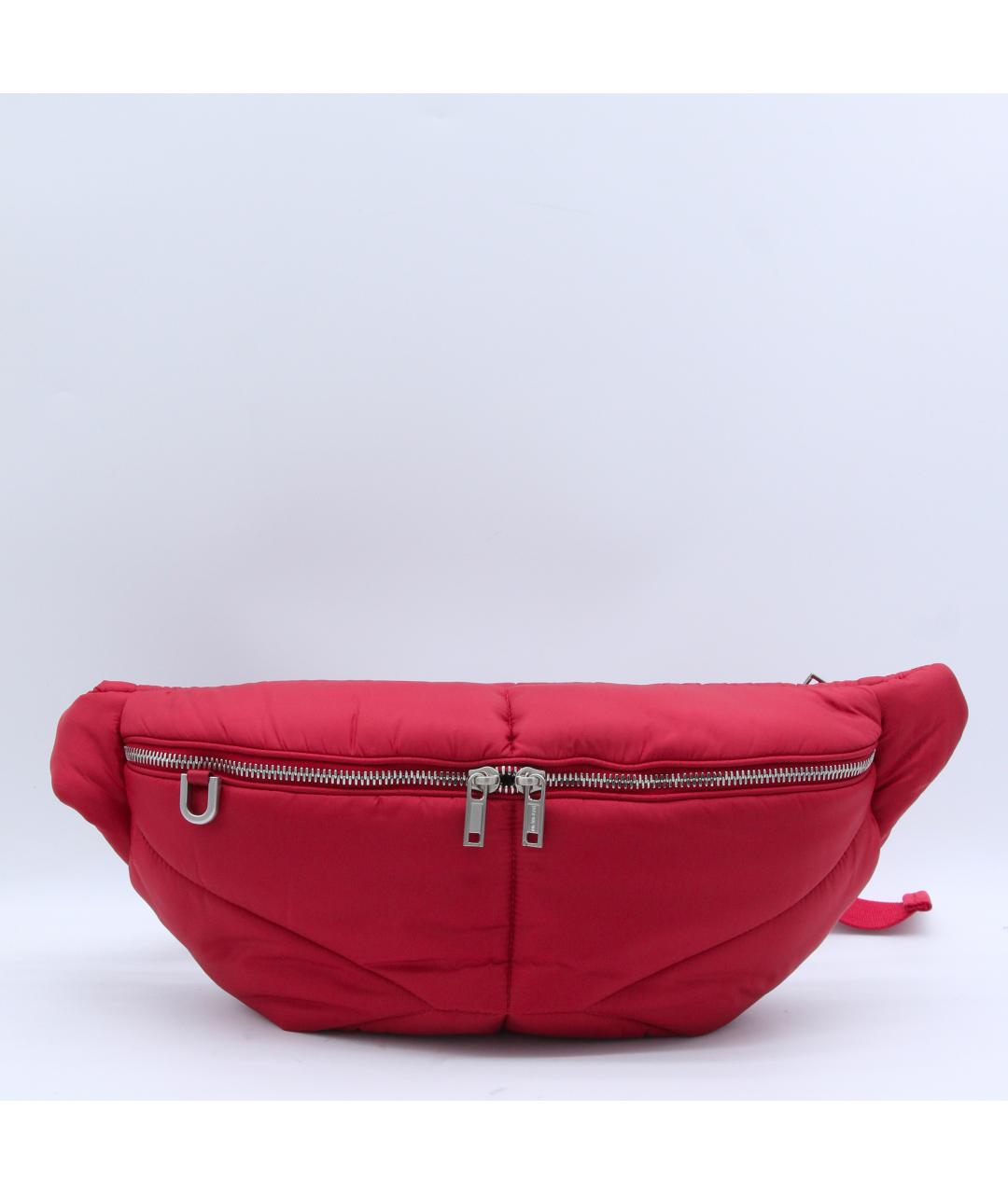 MONCLER Красная поясная сумка, фото 4