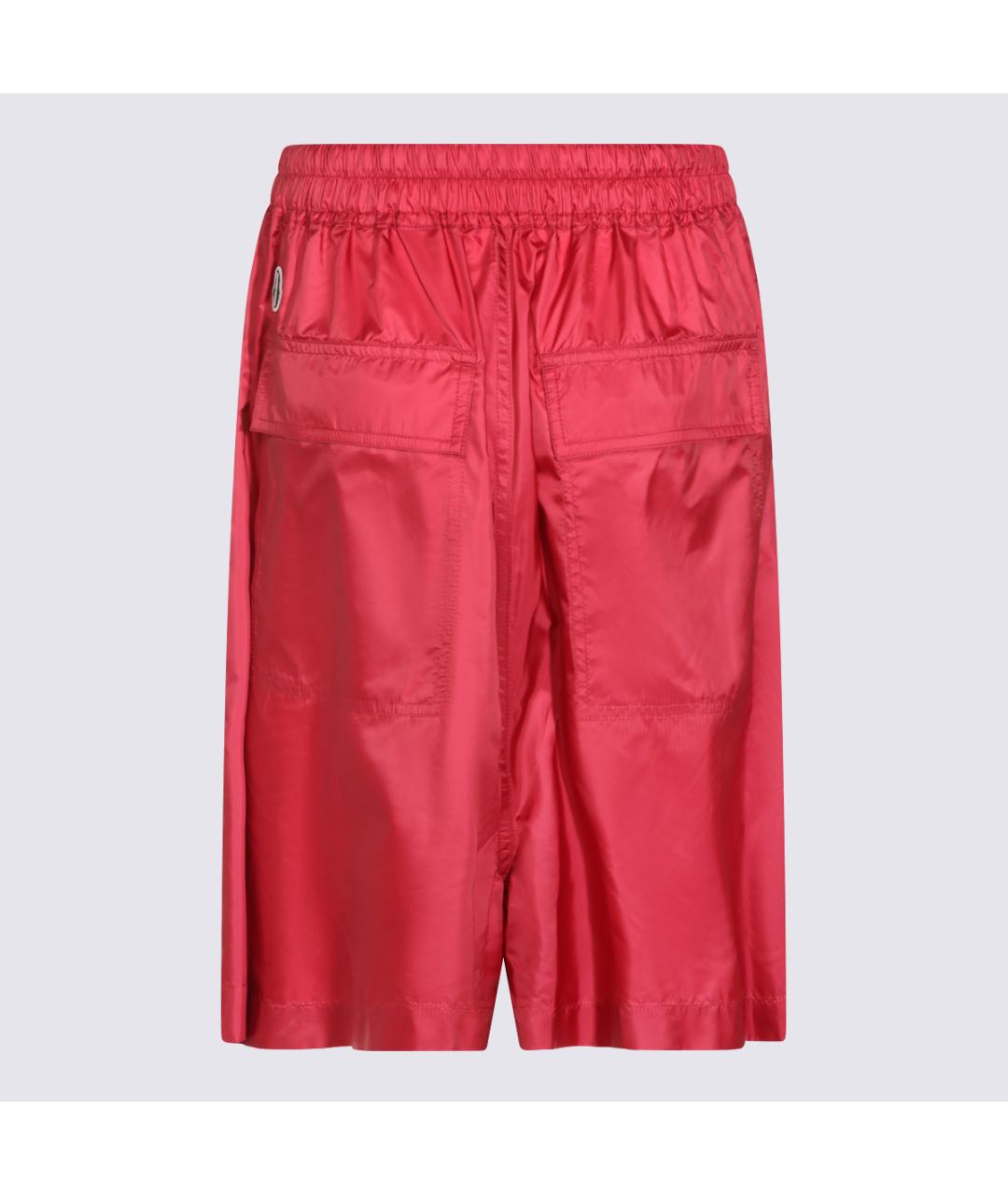 MONCLER Красные полиэстеровые шорты, фото 2