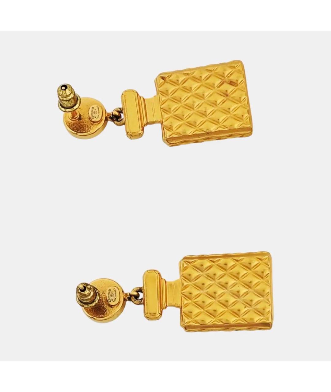 CHANEL Золотые серьги, фото 2