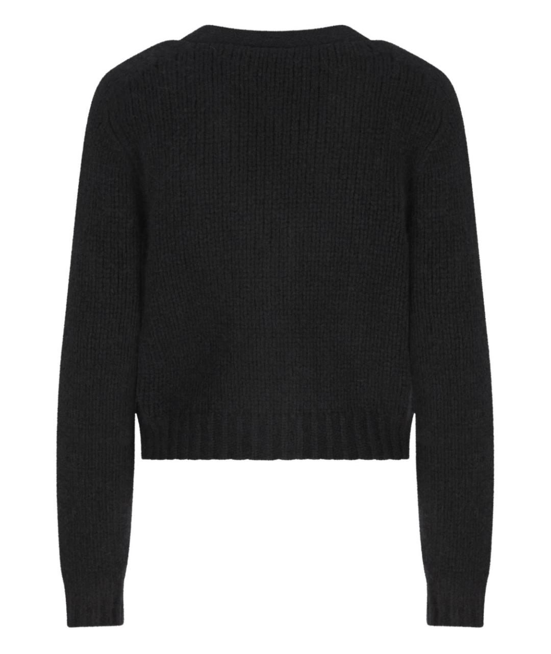 CELINE Черный кашемировый кардиган, фото 4