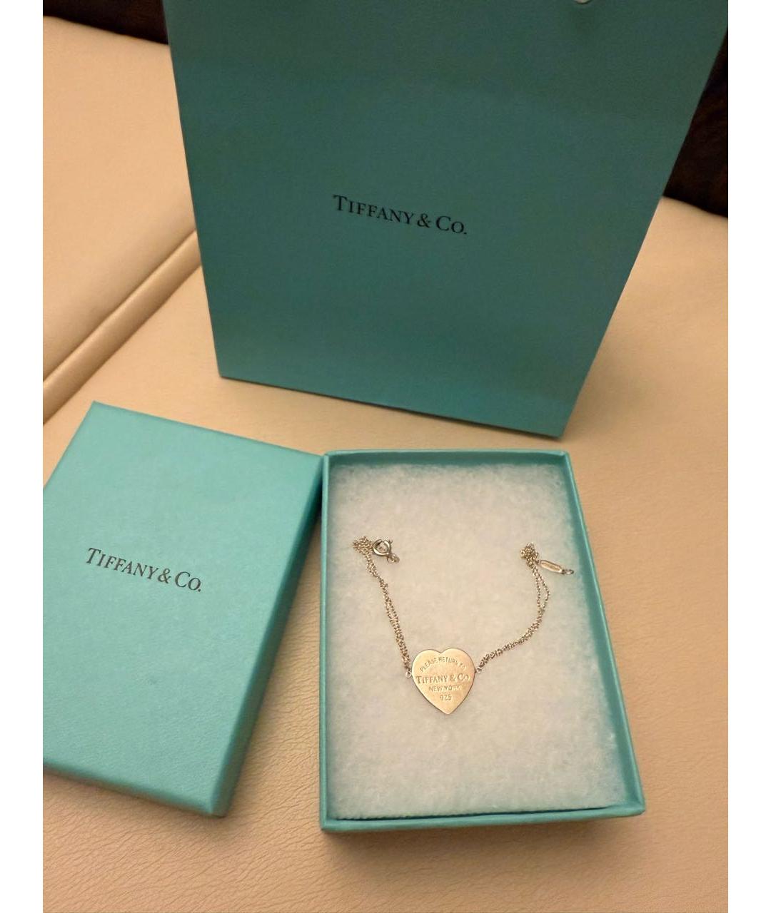 TIFFANY&CO Серебрянный серебряный браслет, фото 2