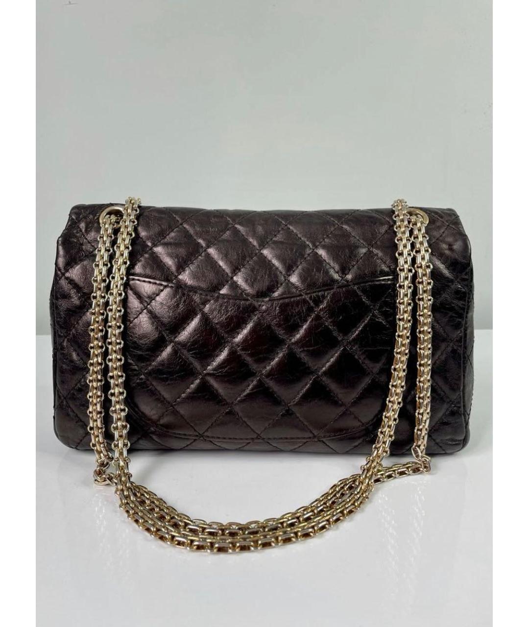 CHANEL Коричневая кожаная сумка через плечо, фото 2