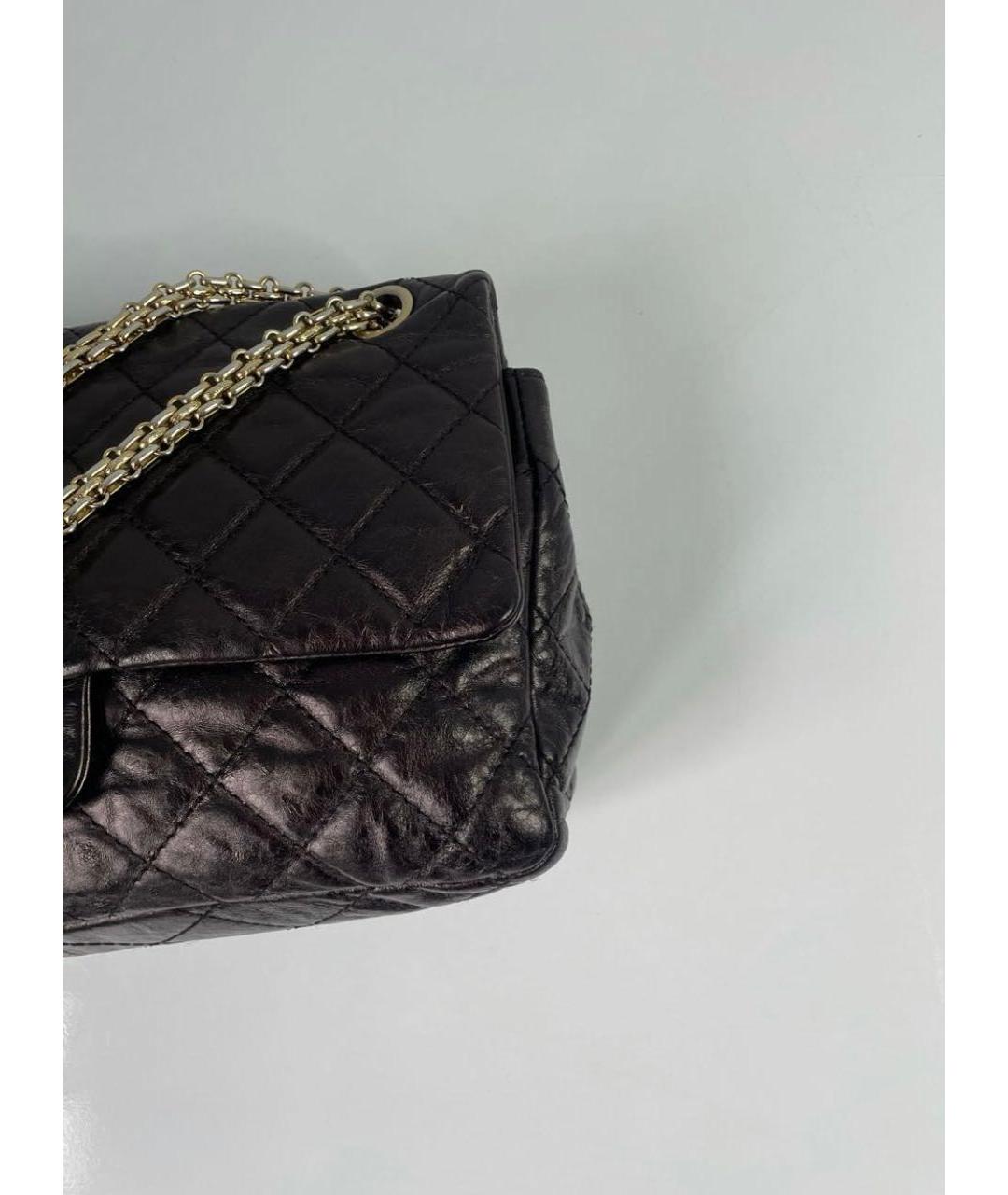 CHANEL Коричневая кожаная сумка через плечо, фото 8