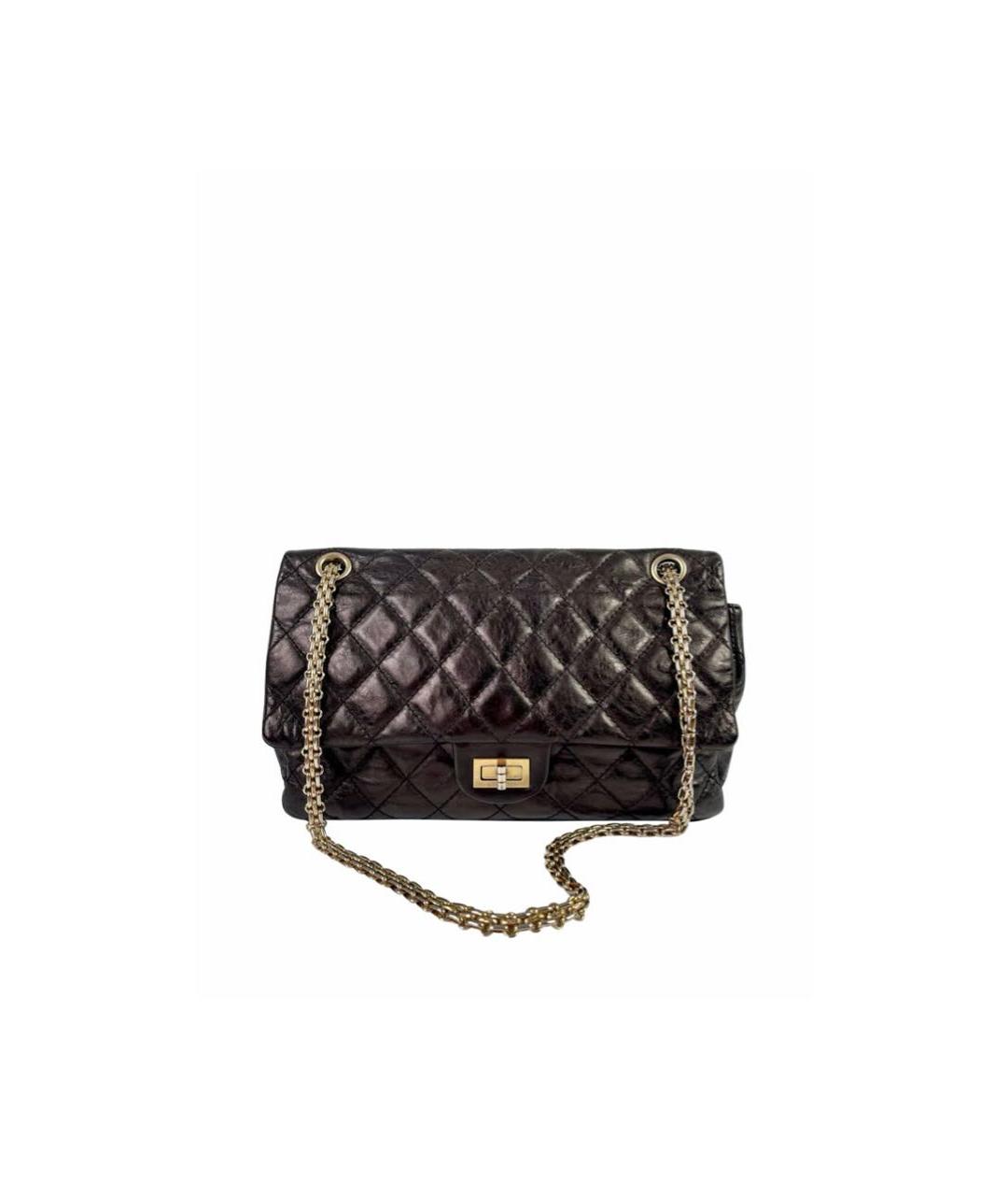 CHANEL Коричневая кожаная сумка через плечо, фото 1