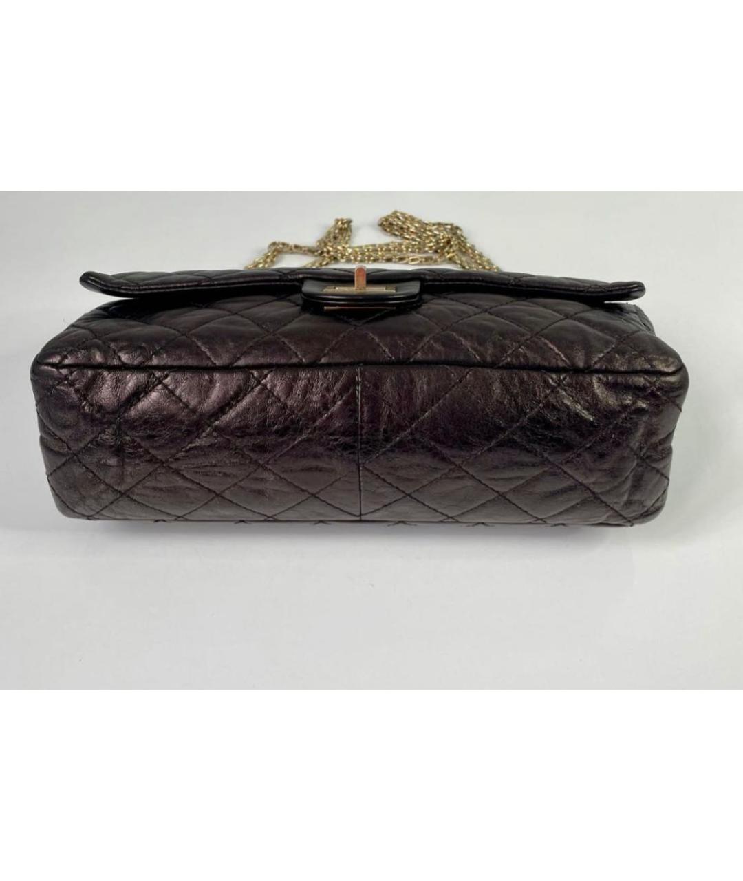 CHANEL Коричневая кожаная сумка через плечо, фото 4