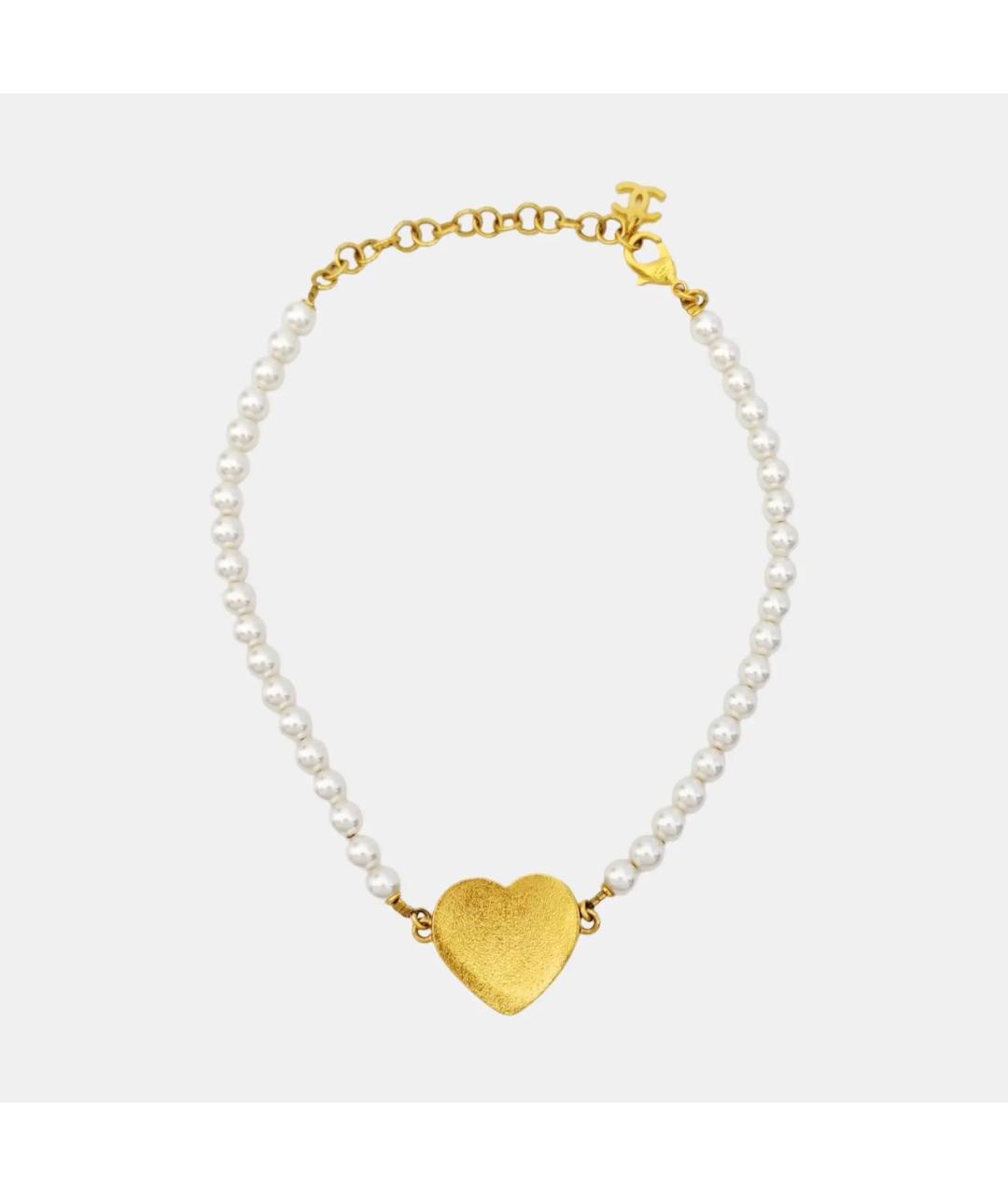 CHANEL Бежевый чокер, фото 3