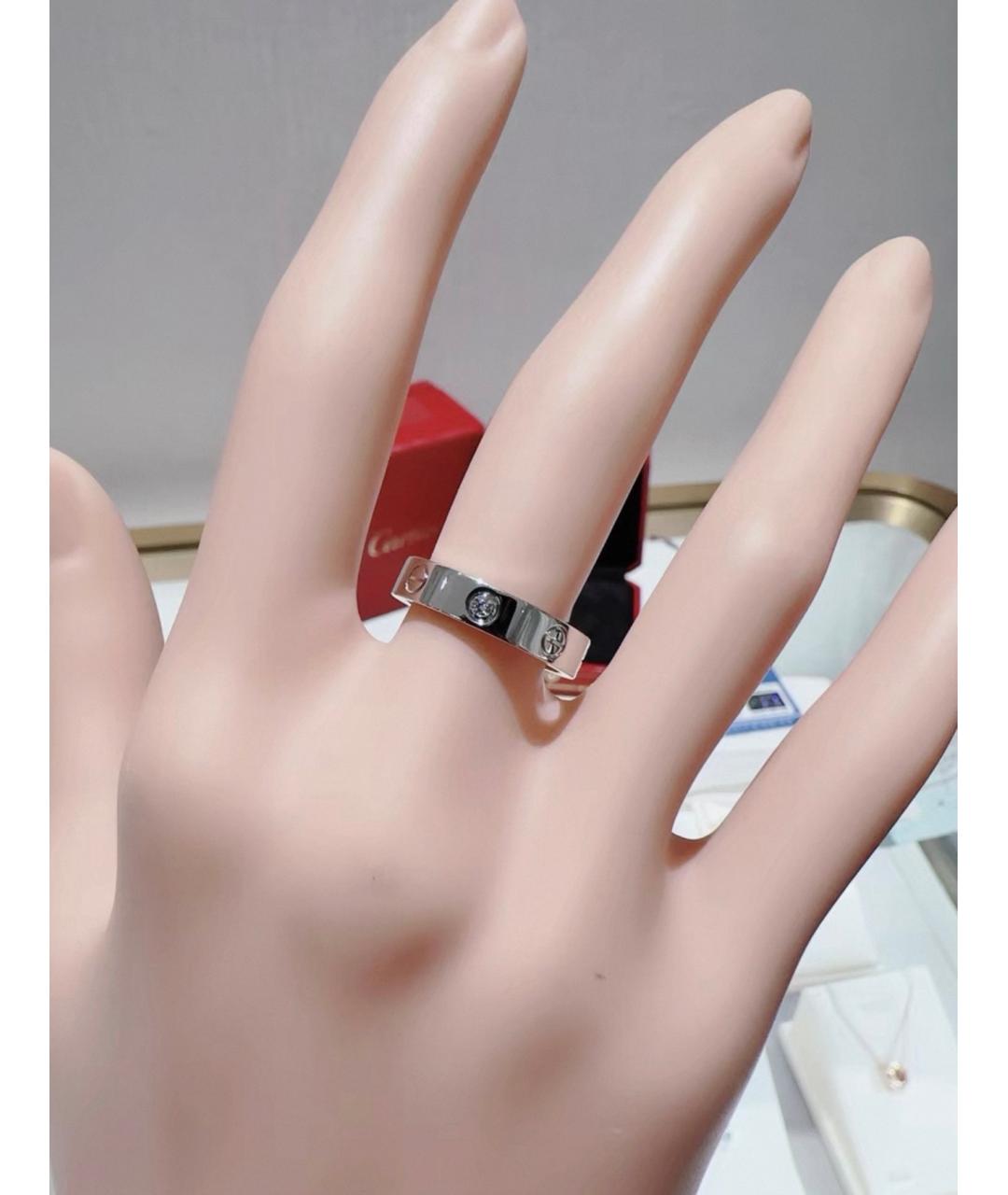 CARTIER Серебряное кольцо из белого золота, фото 5