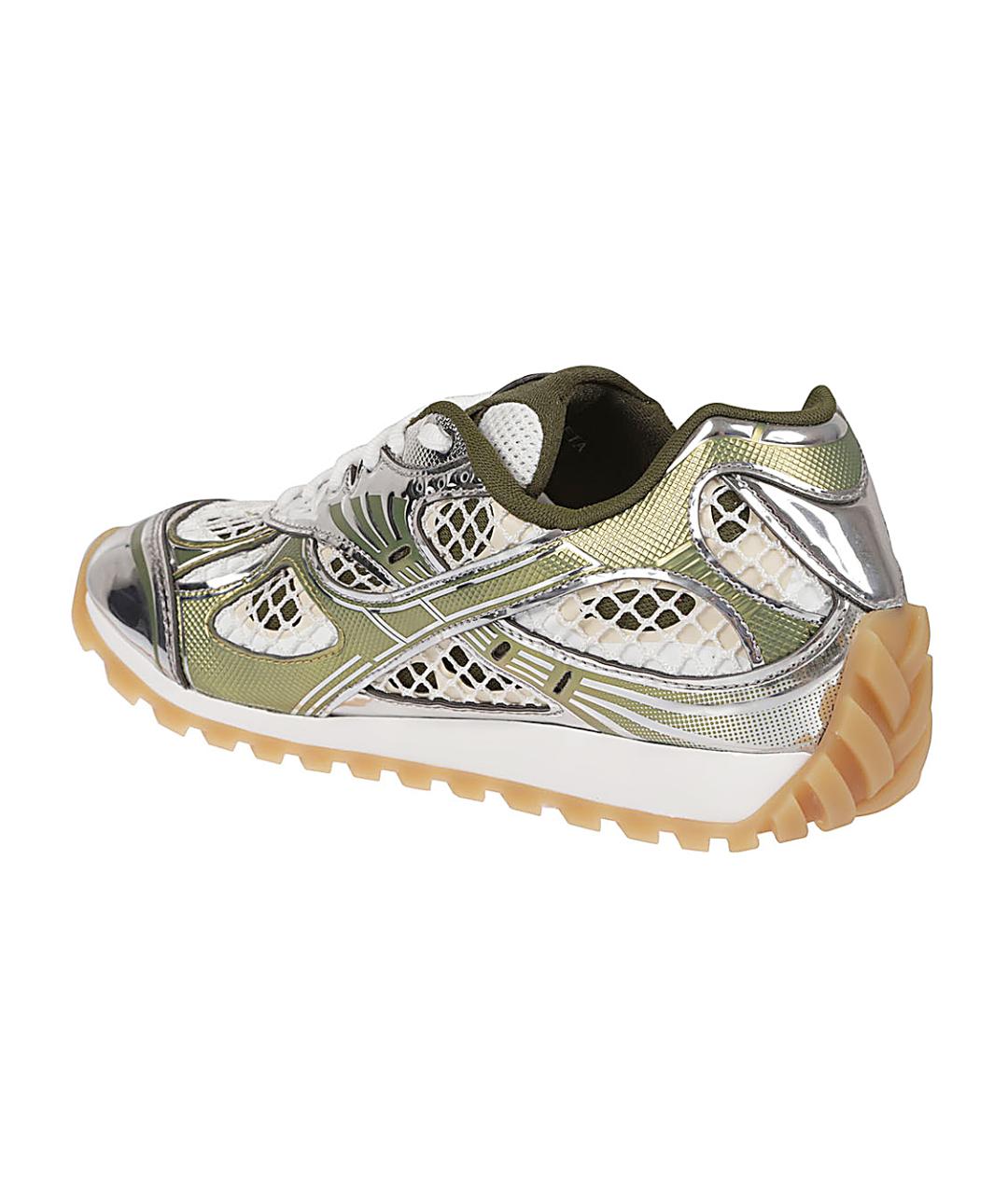 BOTTEGA VENETA Серые кроссовки, фото 3