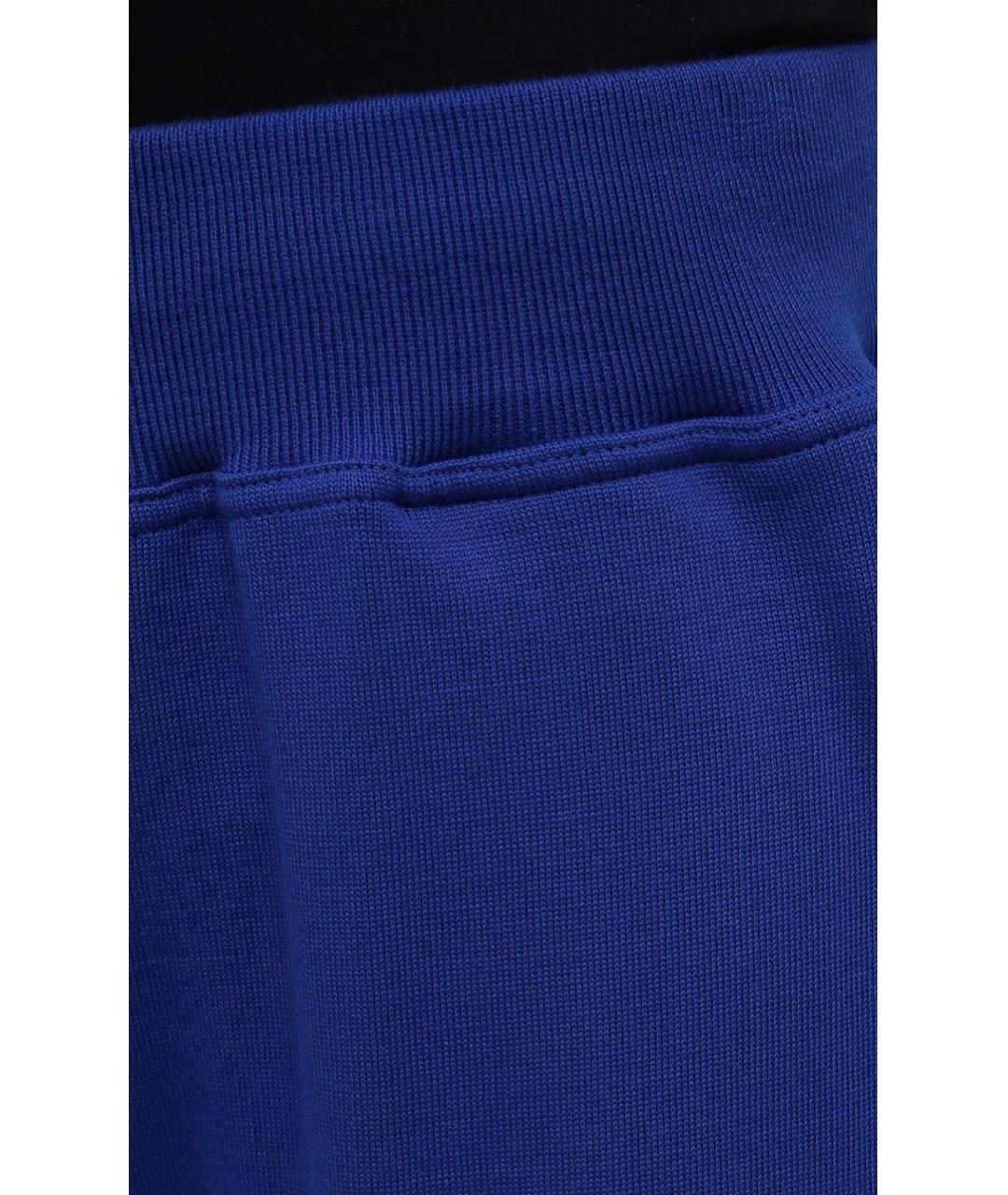 KITON Синие хлопковые повседневные брюки, фото 5