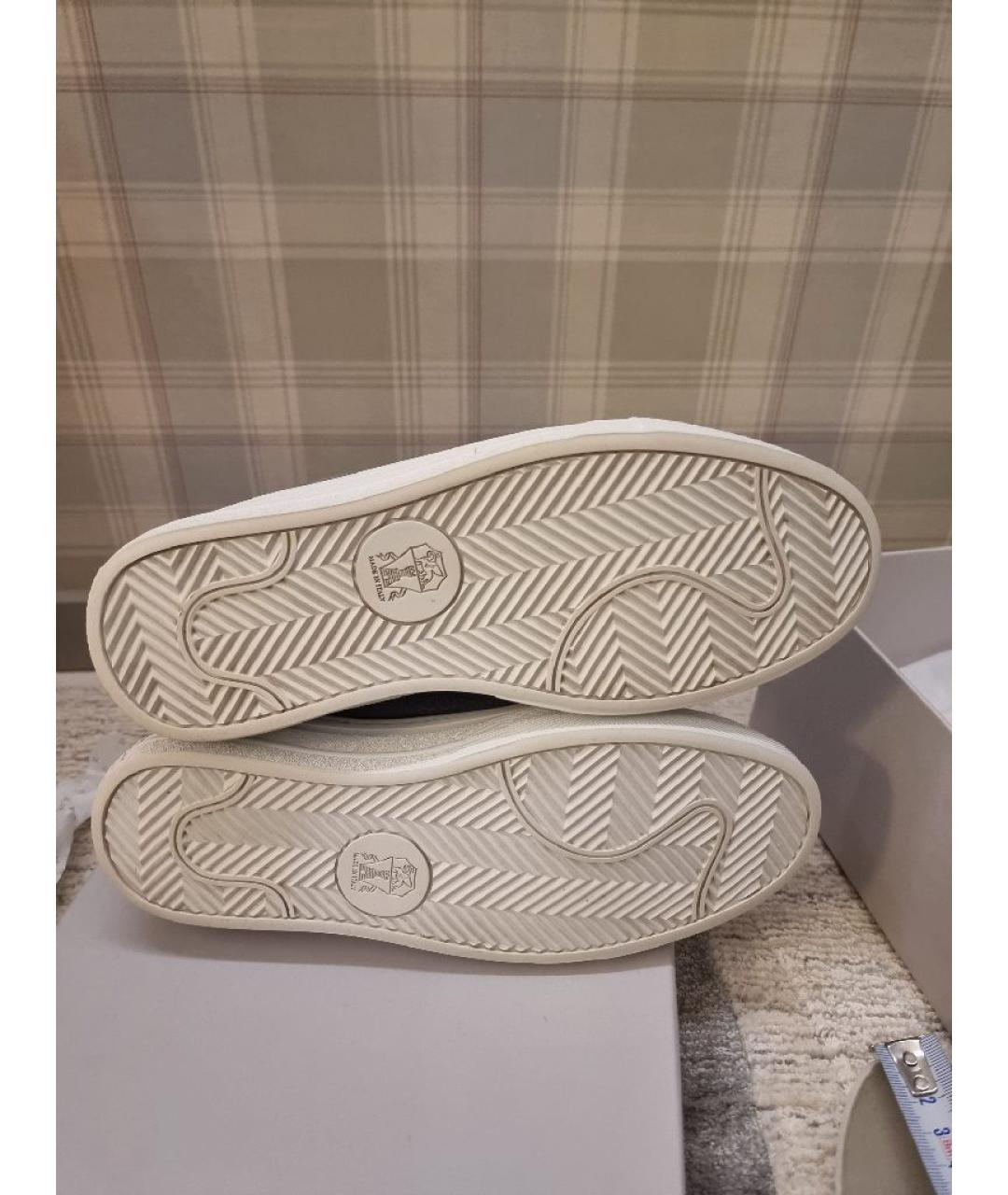 BRUNELLO CUCINELLI Серые текстильные кеды, фото 5