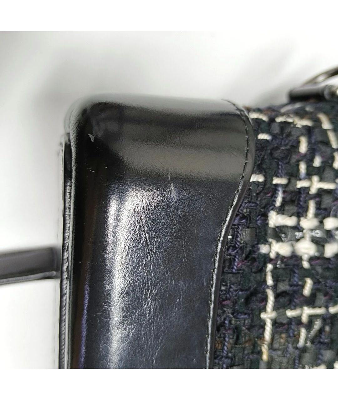 CHANEL Черная кожаная сумка через плечо, фото 7