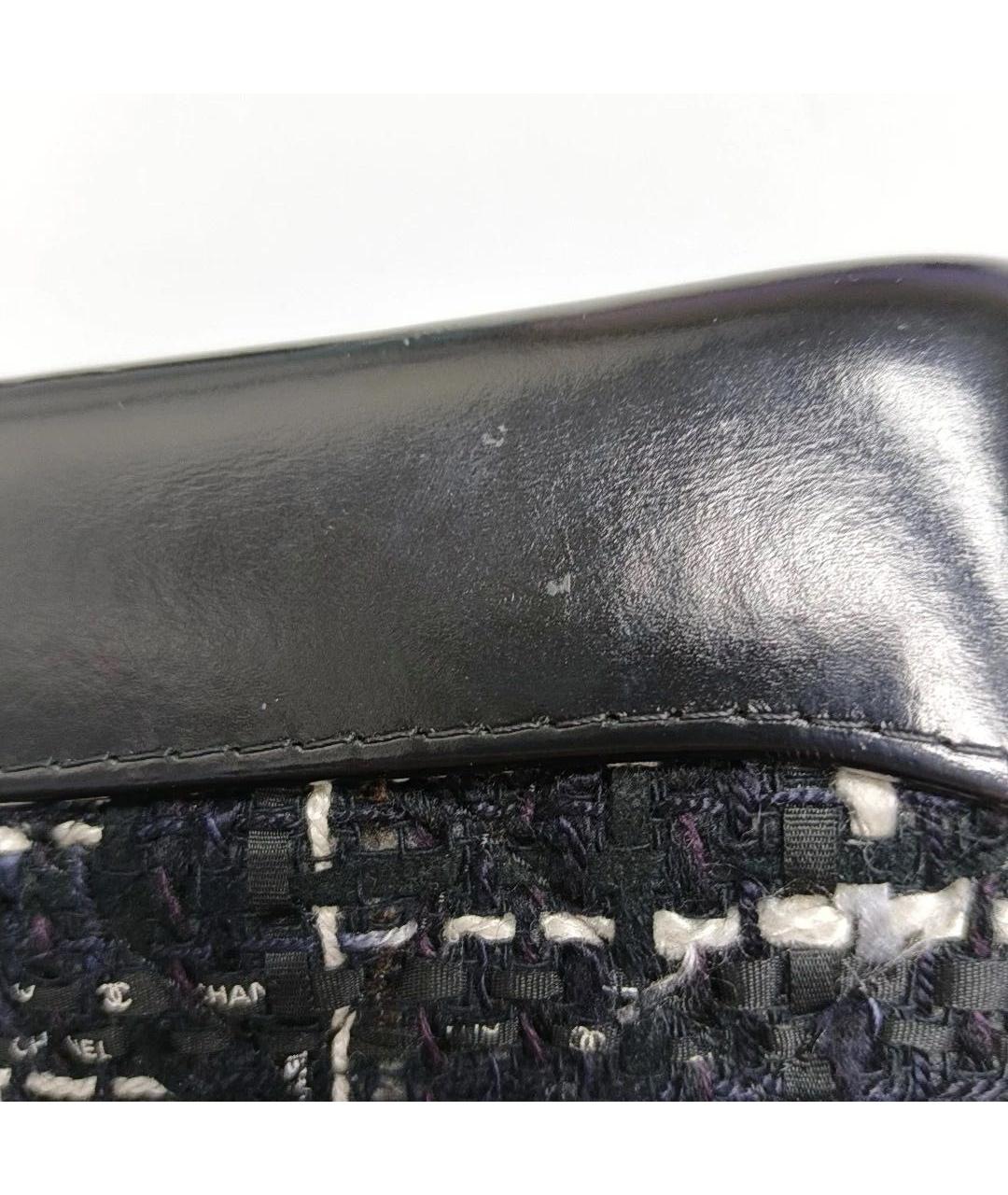 CHANEL Черная кожаная сумка через плечо, фото 5
