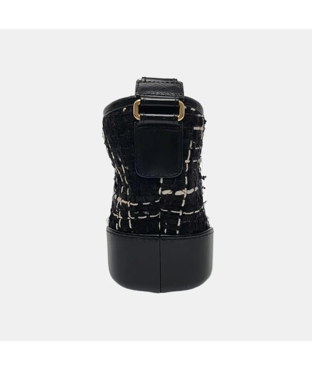 CHANEL Черная кожаная сумка через плечо, фото 2