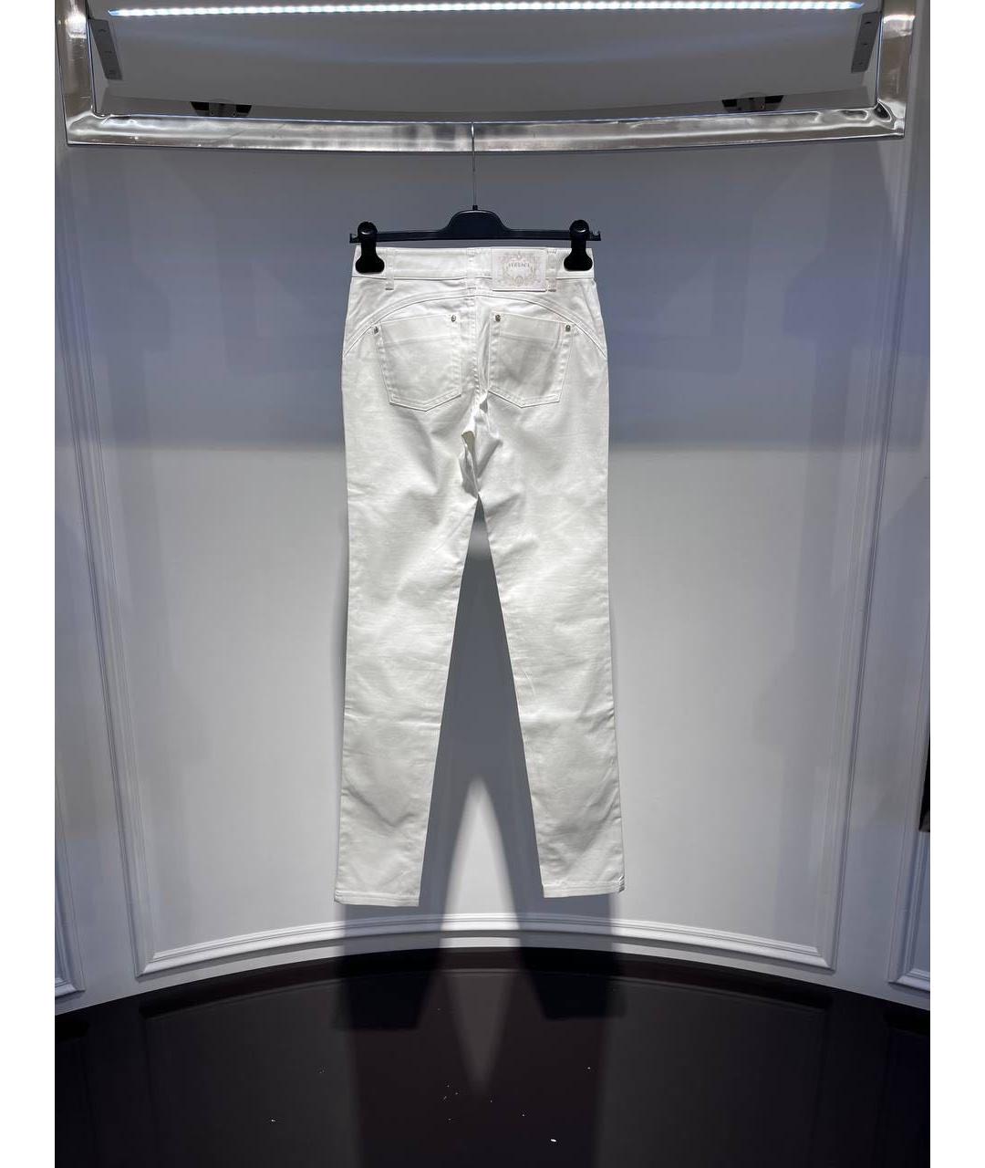 VERSACE Хлопковые джинсы слим, фото 2