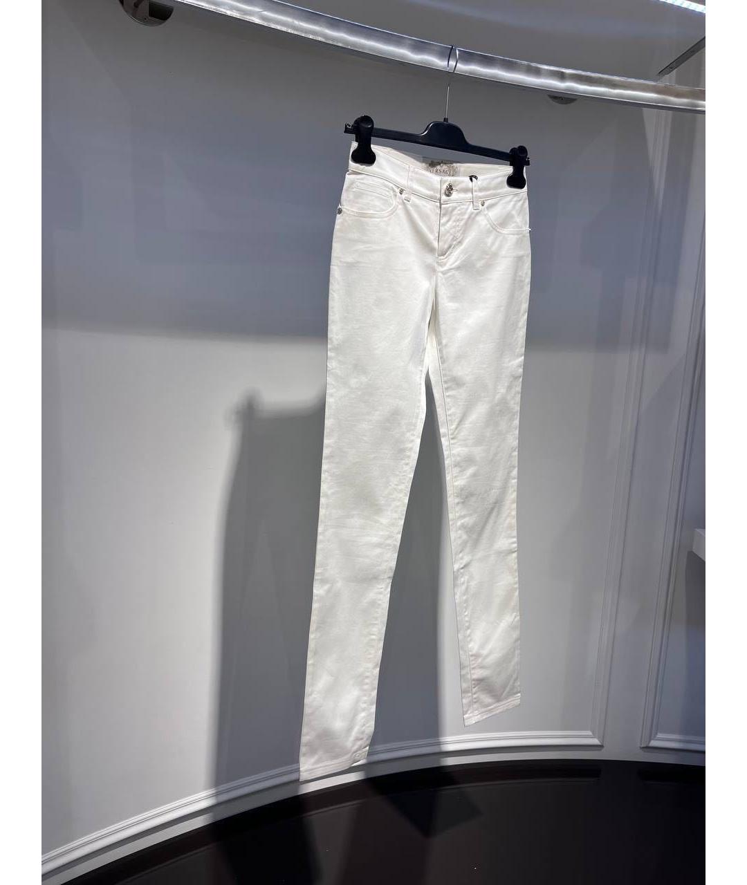 VERSACE Хлопковые джинсы слим, фото 3