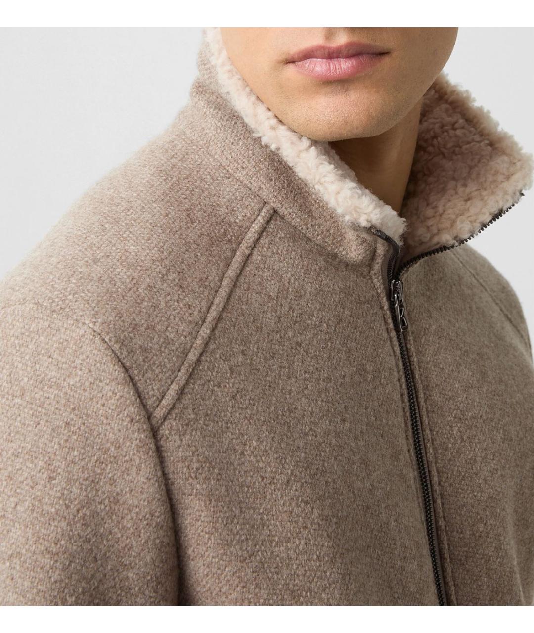 BOGNER Бежевая шерстяная куртка, фото 6