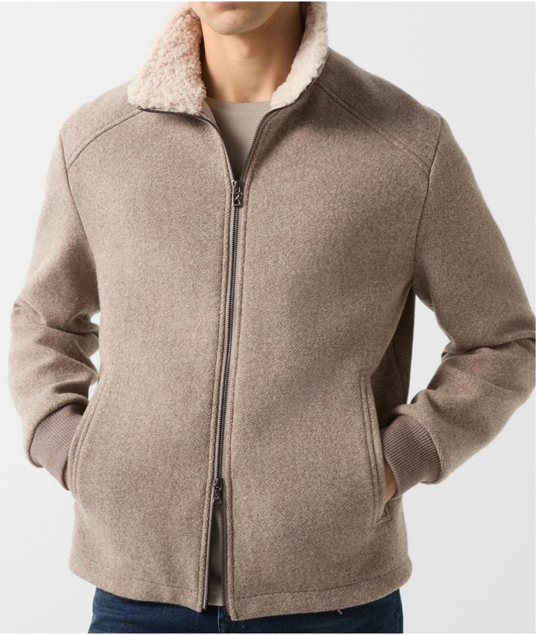 BOGNER Бежевая шерстяная куртка, фото 7