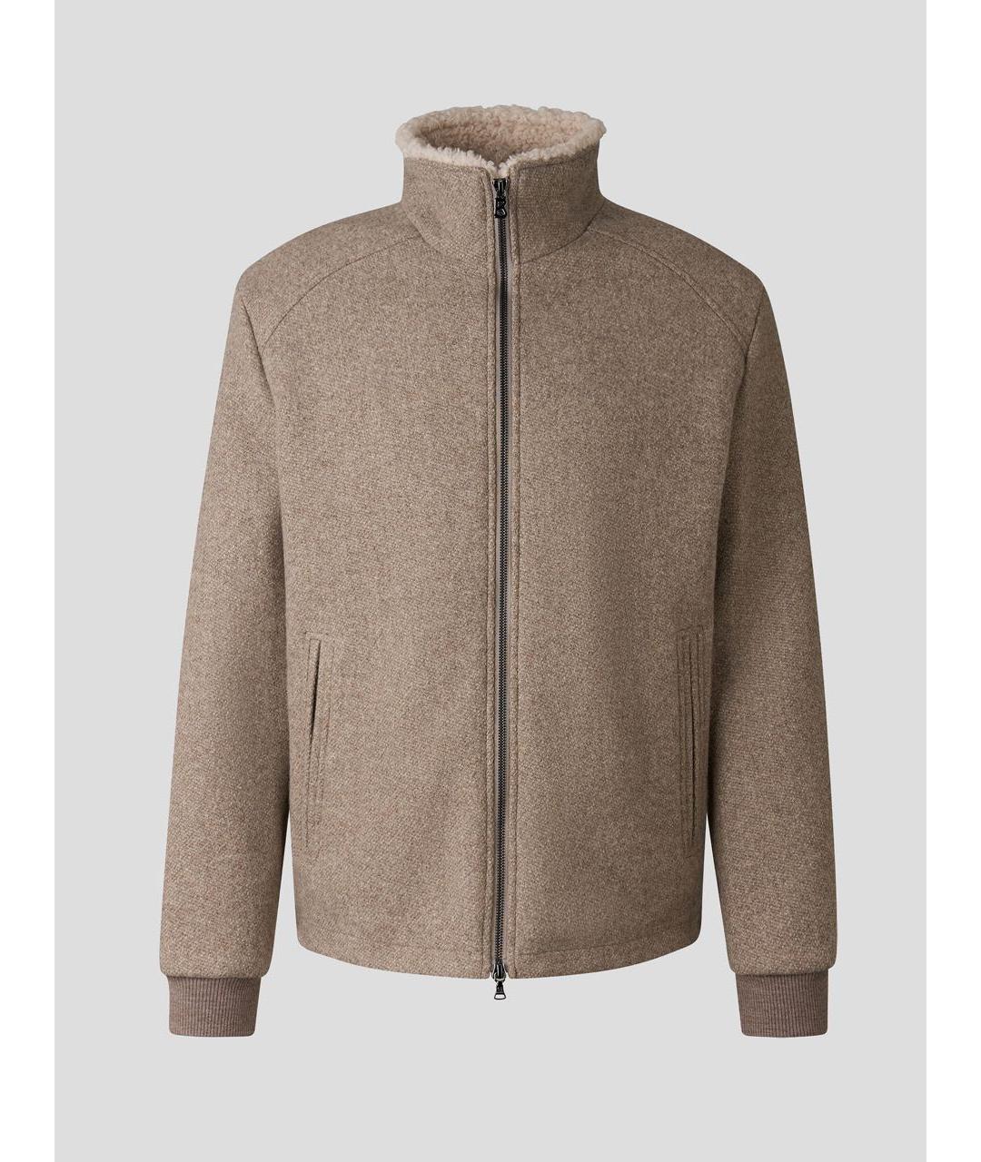 BOGNER Бежевая шерстяная куртка, фото 8