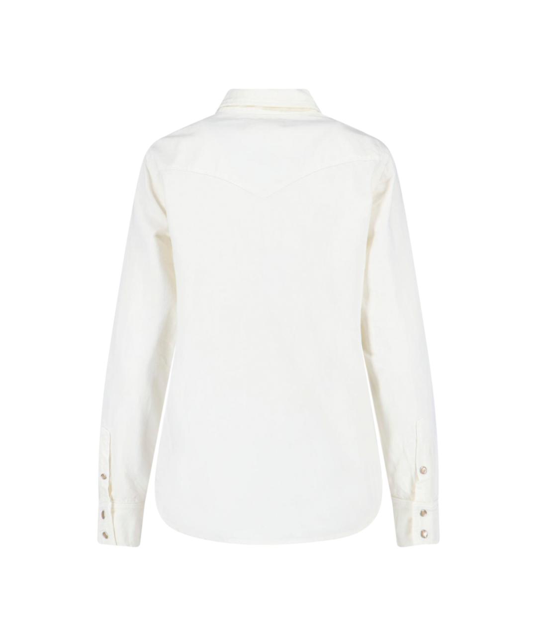 NILI LOTAN Белая хлопковая рубашка, фото 2