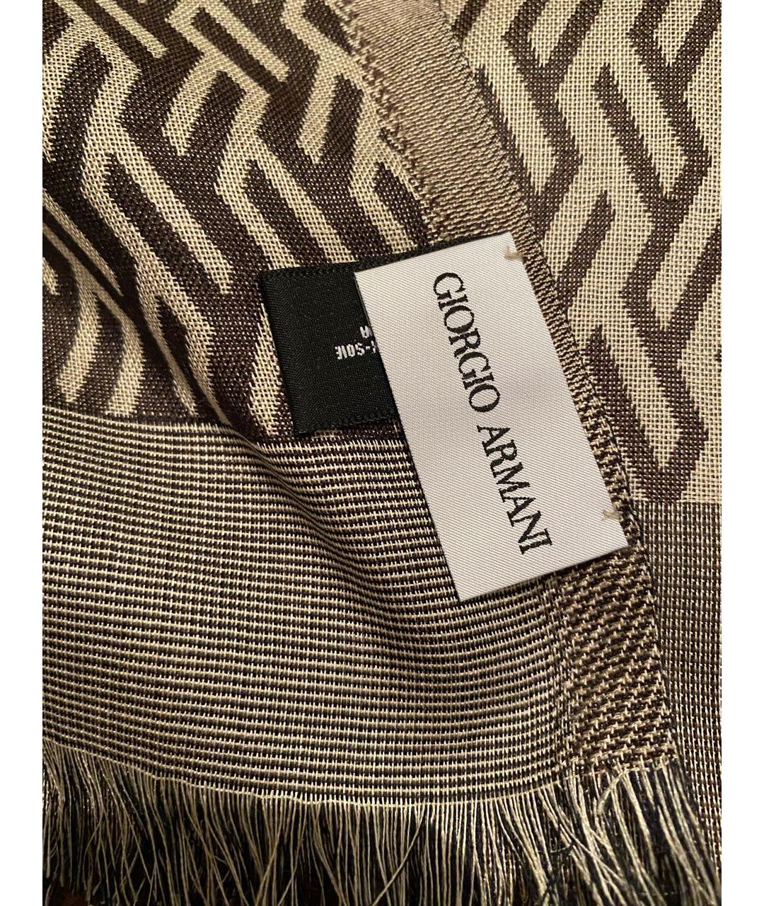 GIORGIO ARMANI Мульти шелковый шарф, фото 2