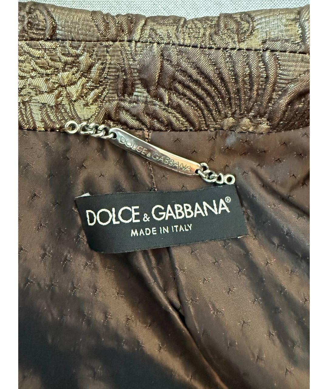 DOLCE&GABBANA Коричневый тренч/плащ, фото 6