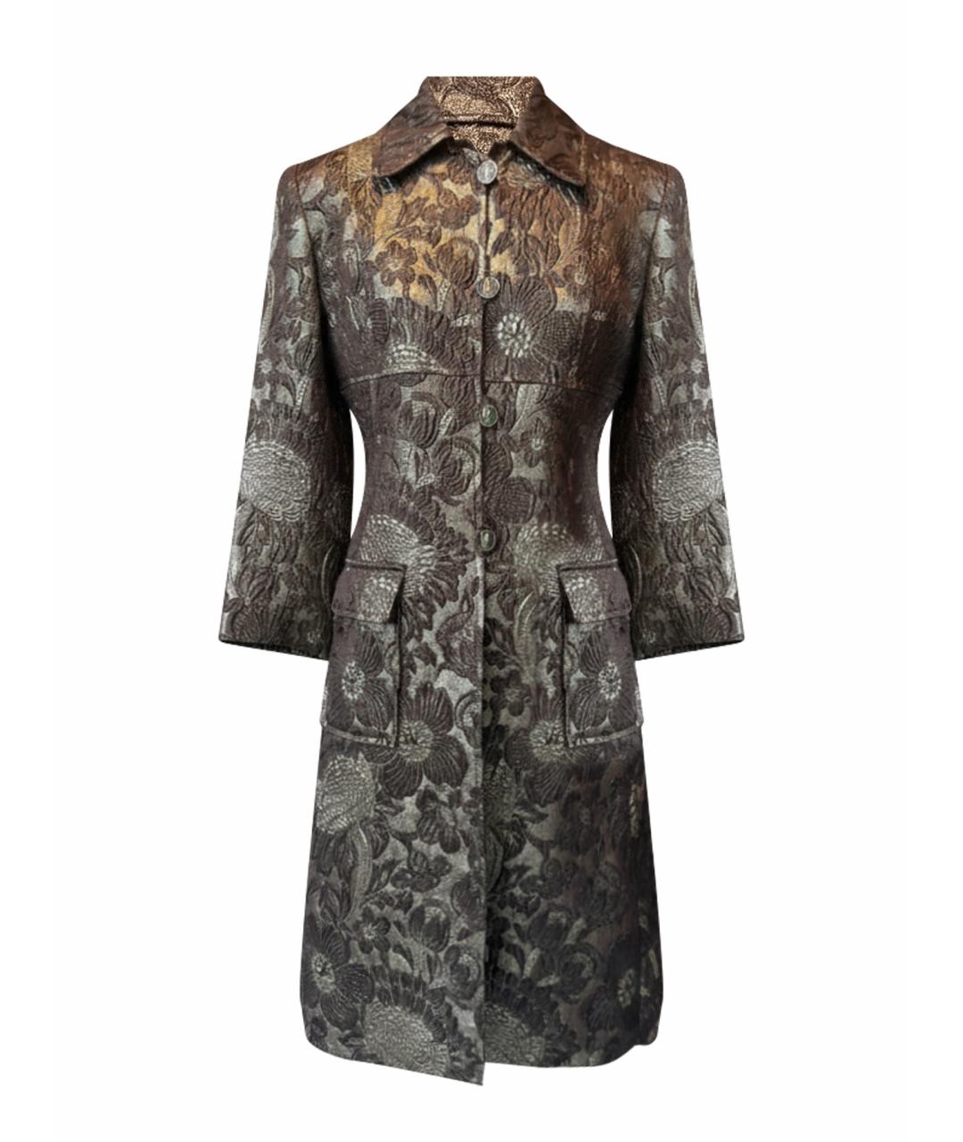 DOLCE&GABBANA Коричневый тренч/плащ, фото 1