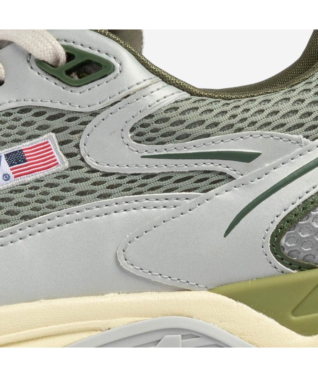 AUTRY Серые текстильные низкие кроссовки / кеды, фото 5