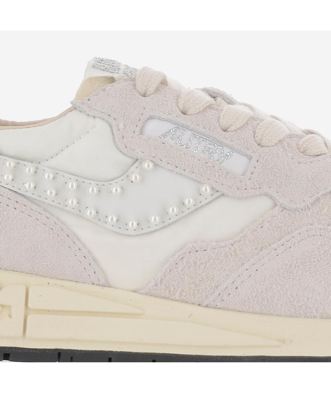 AUTRY Бежевые синтетические кроссовки, фото 5