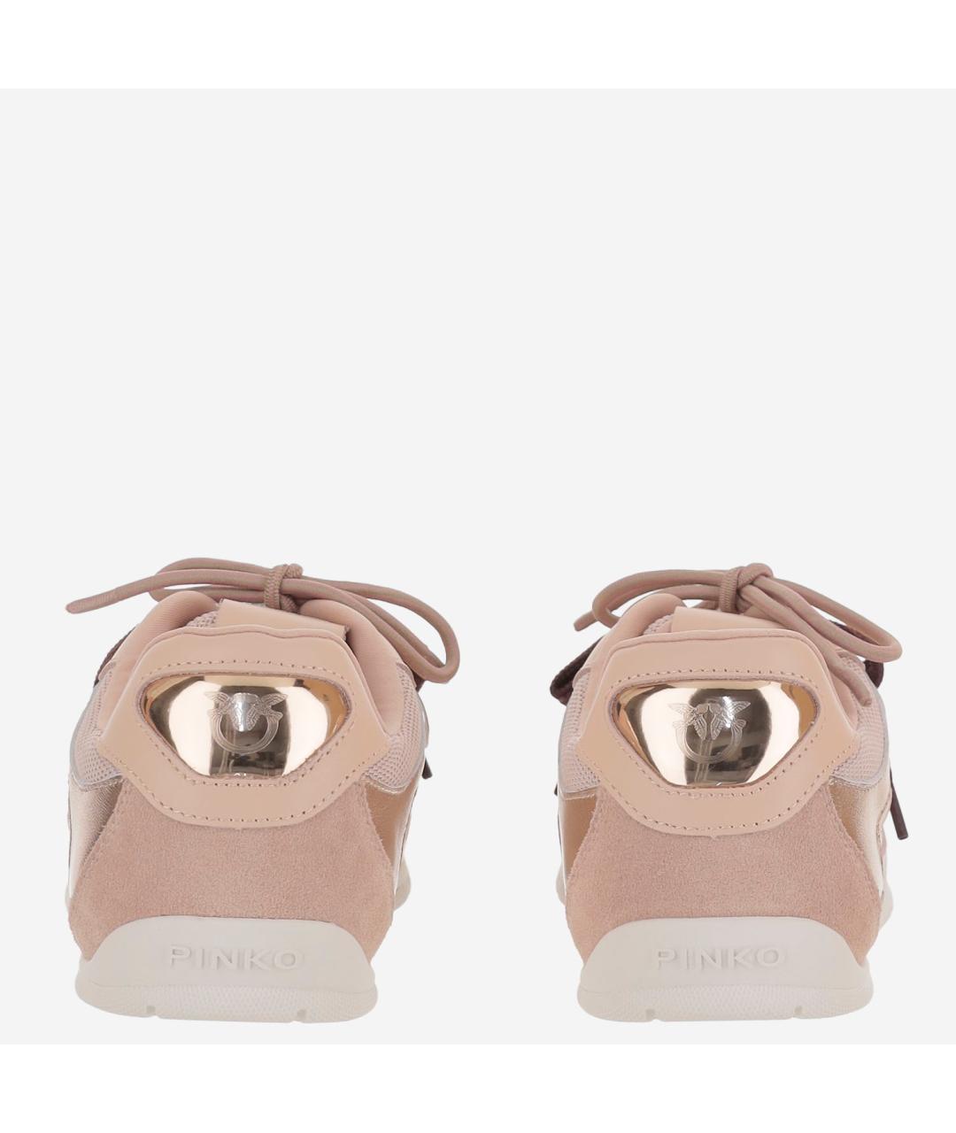 PINKO Розовые синтетические кроссовки, фото 4