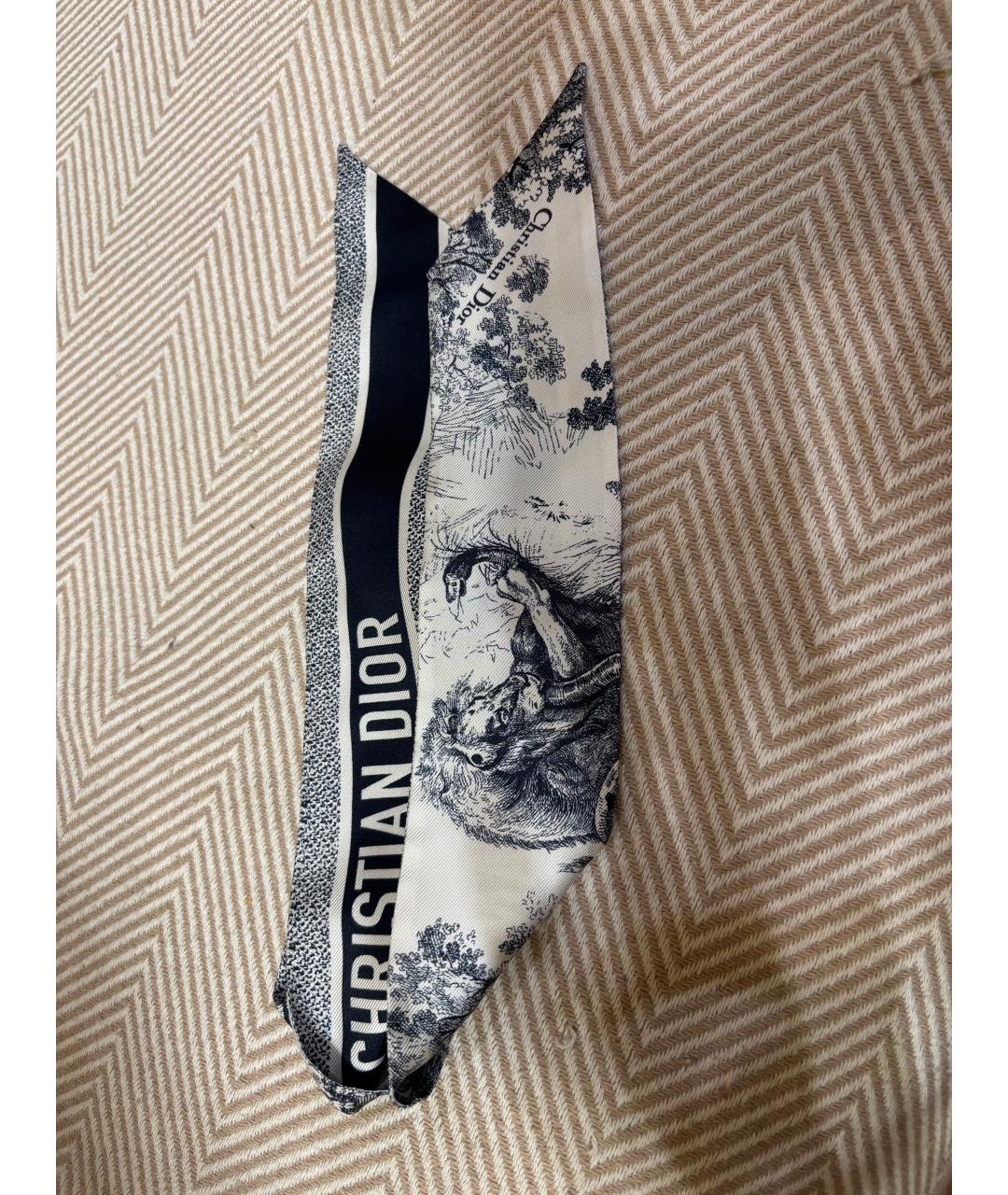 CHRISTIAN DIOR Мульти шелковый платок, фото 4