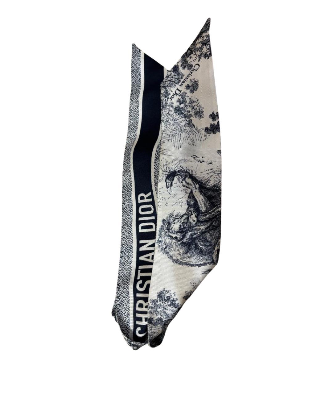CHRISTIAN DIOR Мульти шелковый платок, фото 1