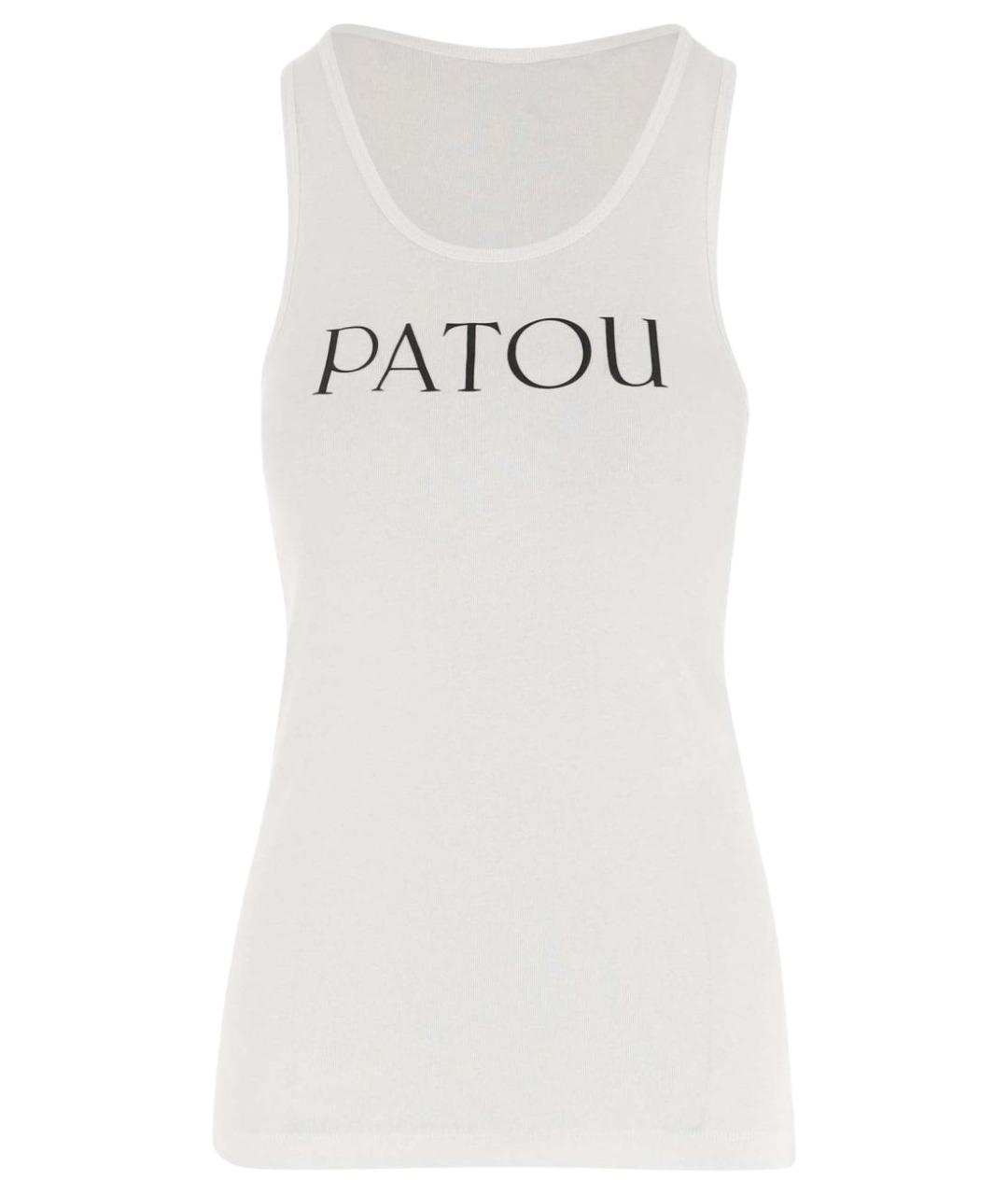 PATOU Белая хлопковая майка, фото 1