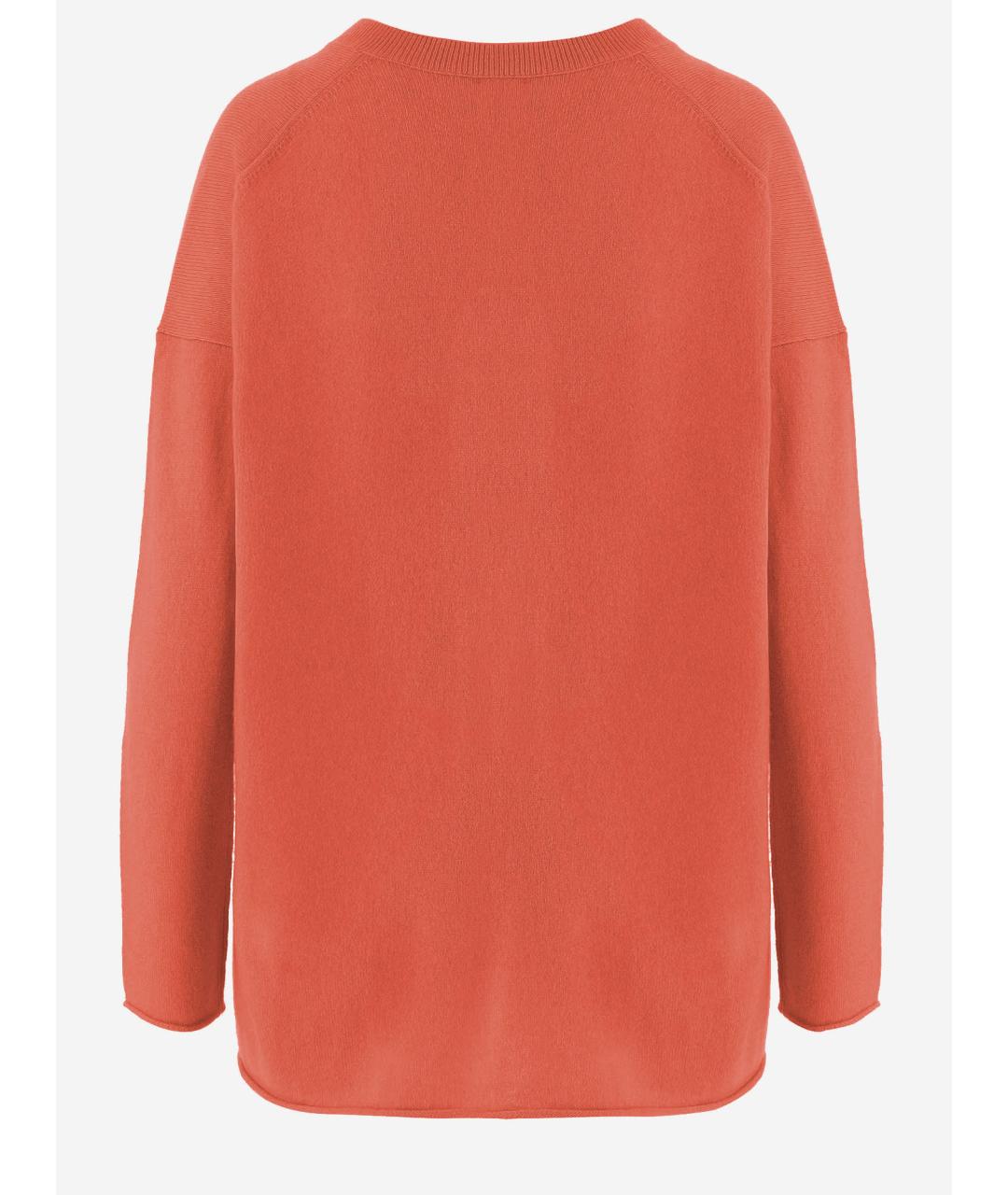 ALLUDE Красный кашемировый джемпер / свитер, фото 2