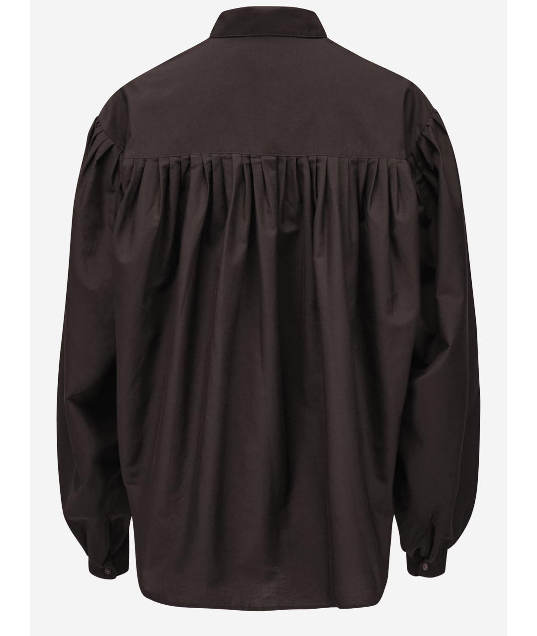 POLO RALPH LAUREN Коричневая хлопковая рубашка, фото 2