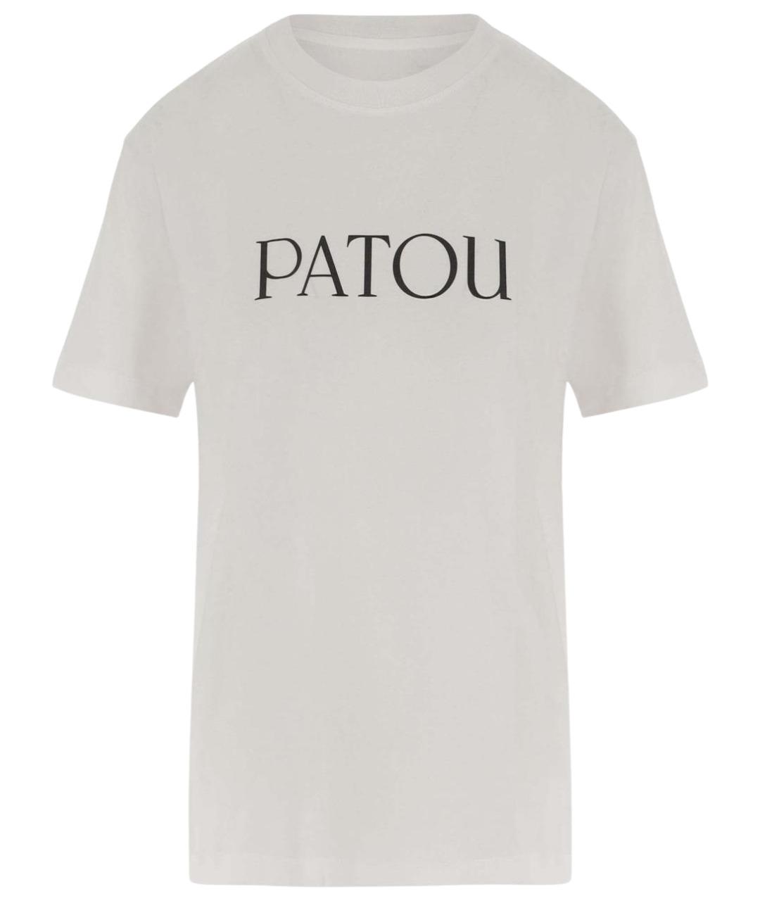 PATOU Белая хлопковая футболка, фото 1