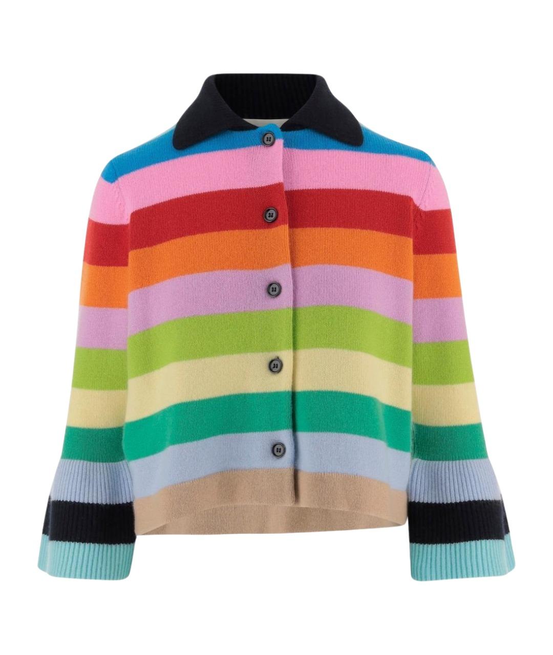 ALLUDE Мульти кашемировый кардиган, фото 1