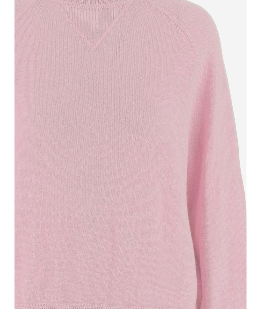 ALLUDE Розовый шерстяной джемпер / свитер, фото 3