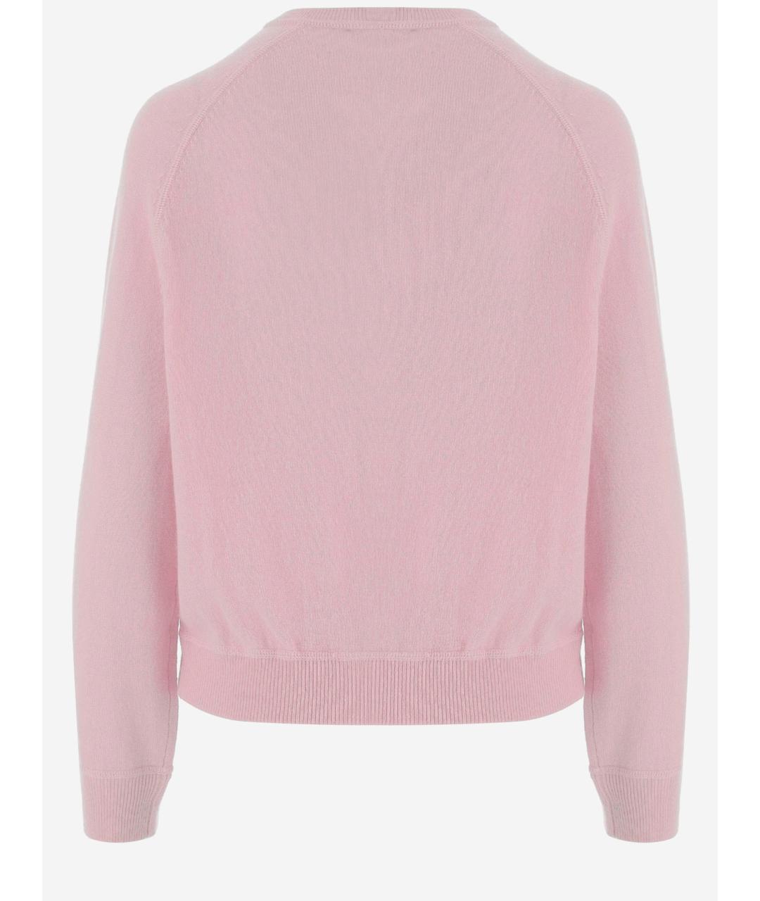 ALLUDE Розовый шерстяной джемпер / свитер, фото 2