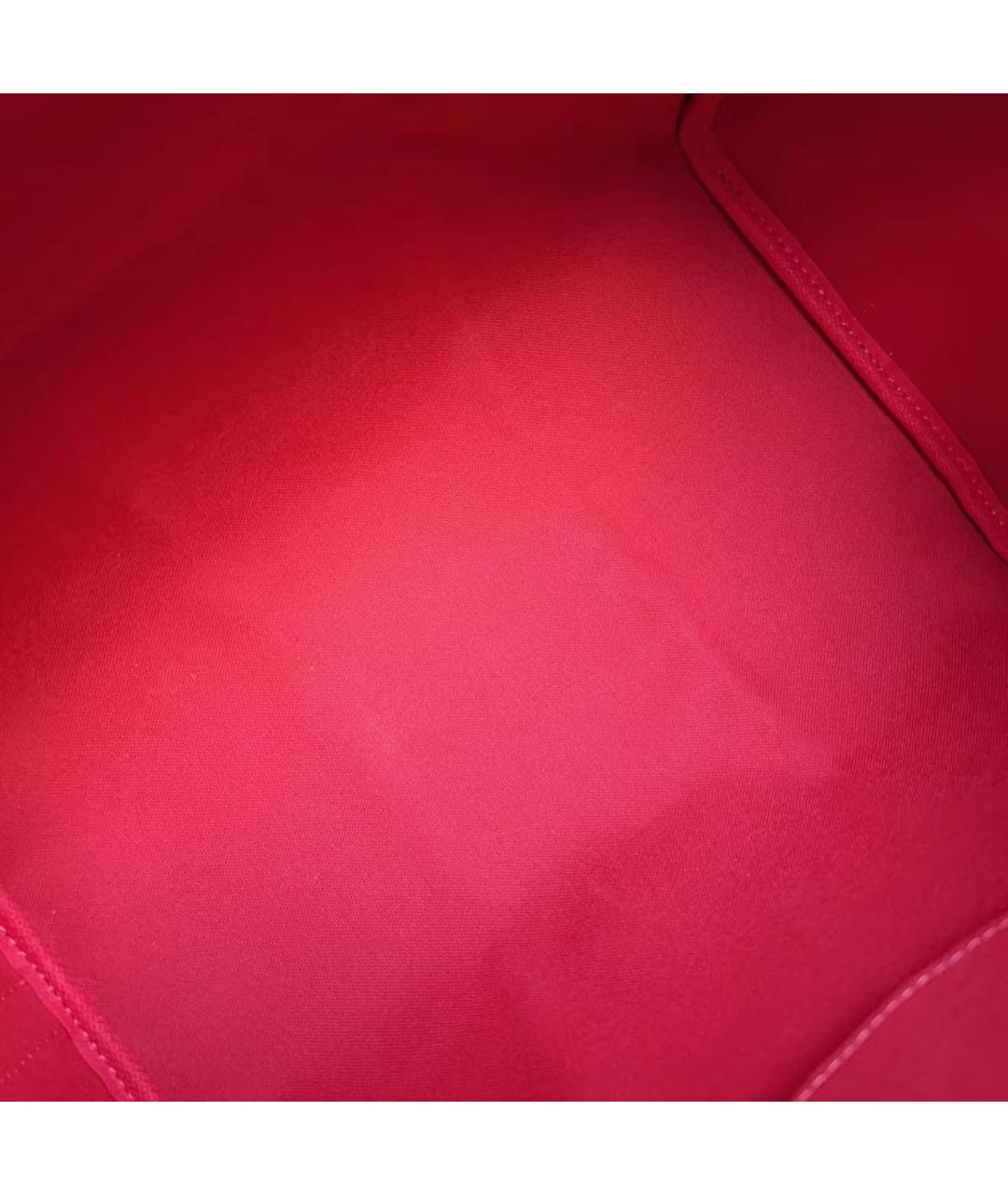 LOUIS VUITTON Коричневая кожаная сумка через плечо, фото 7