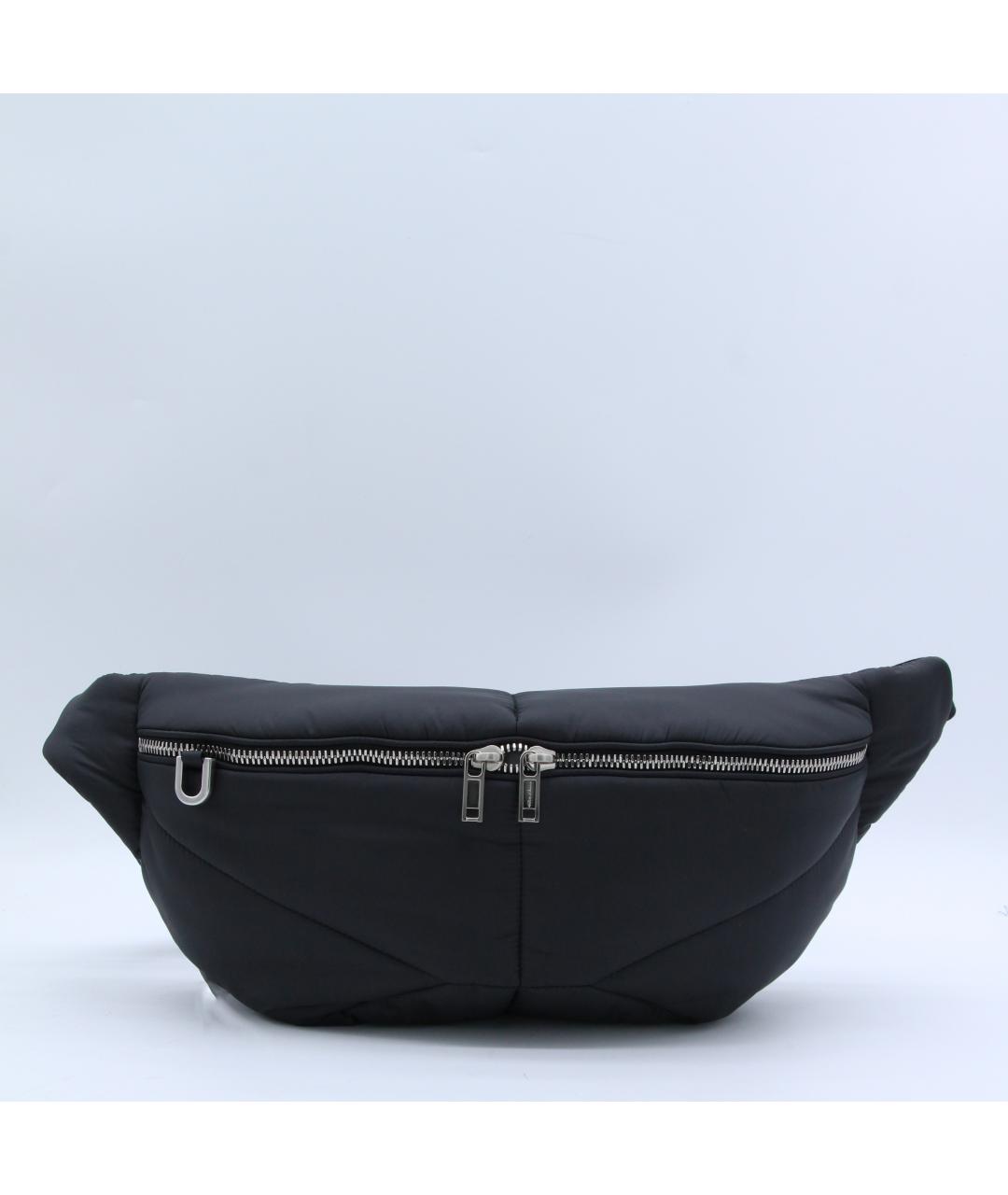 MONCLER Черная поясная сумка, фото 4