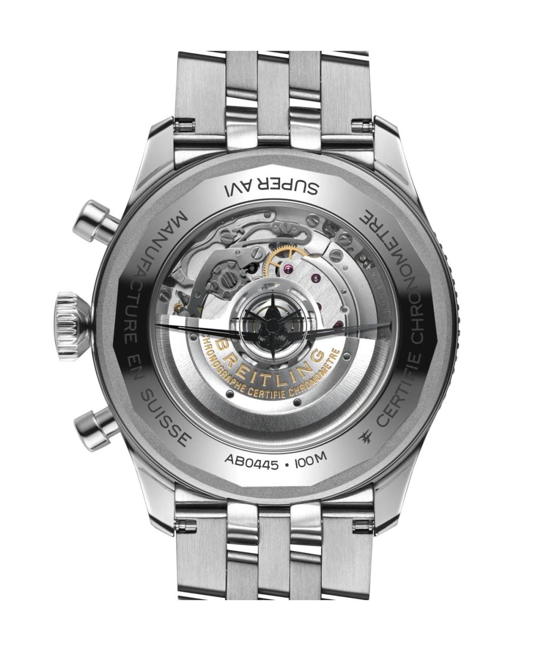 BREITLING Серебряные стальные часы, фото 3